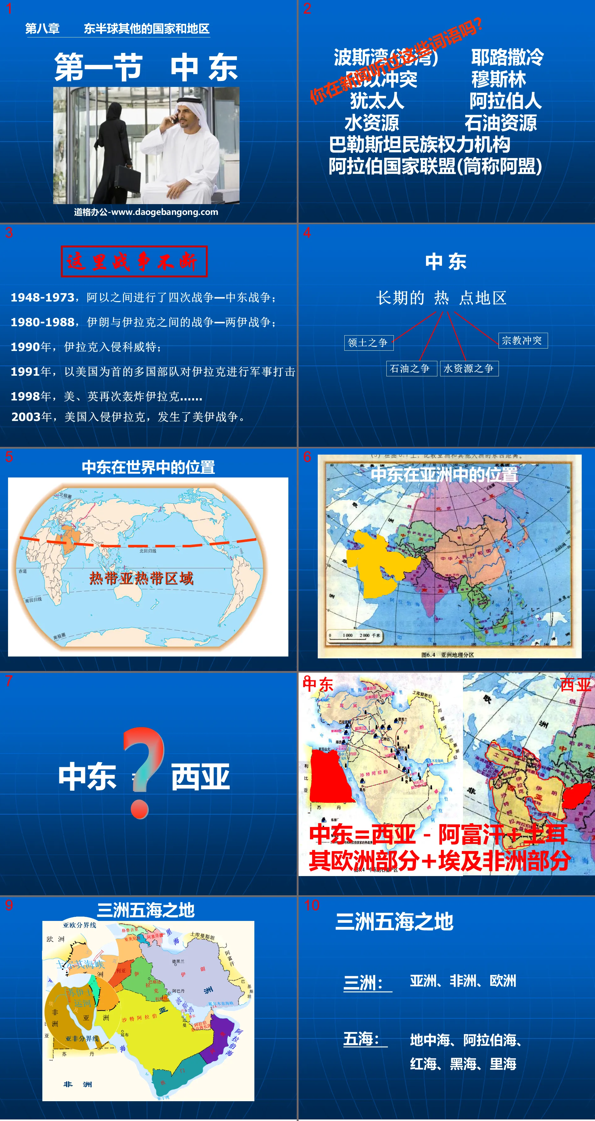 《中东》东半球其他的地区和国家PPT课件2
