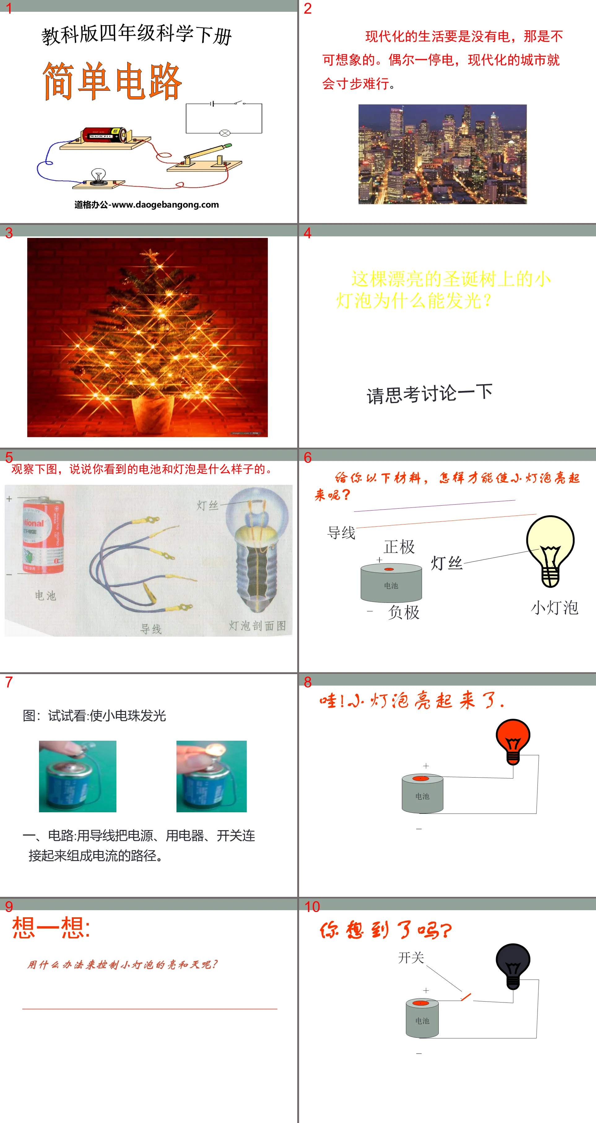 "Simple Circuit" Electrical PPT Courseware 2
