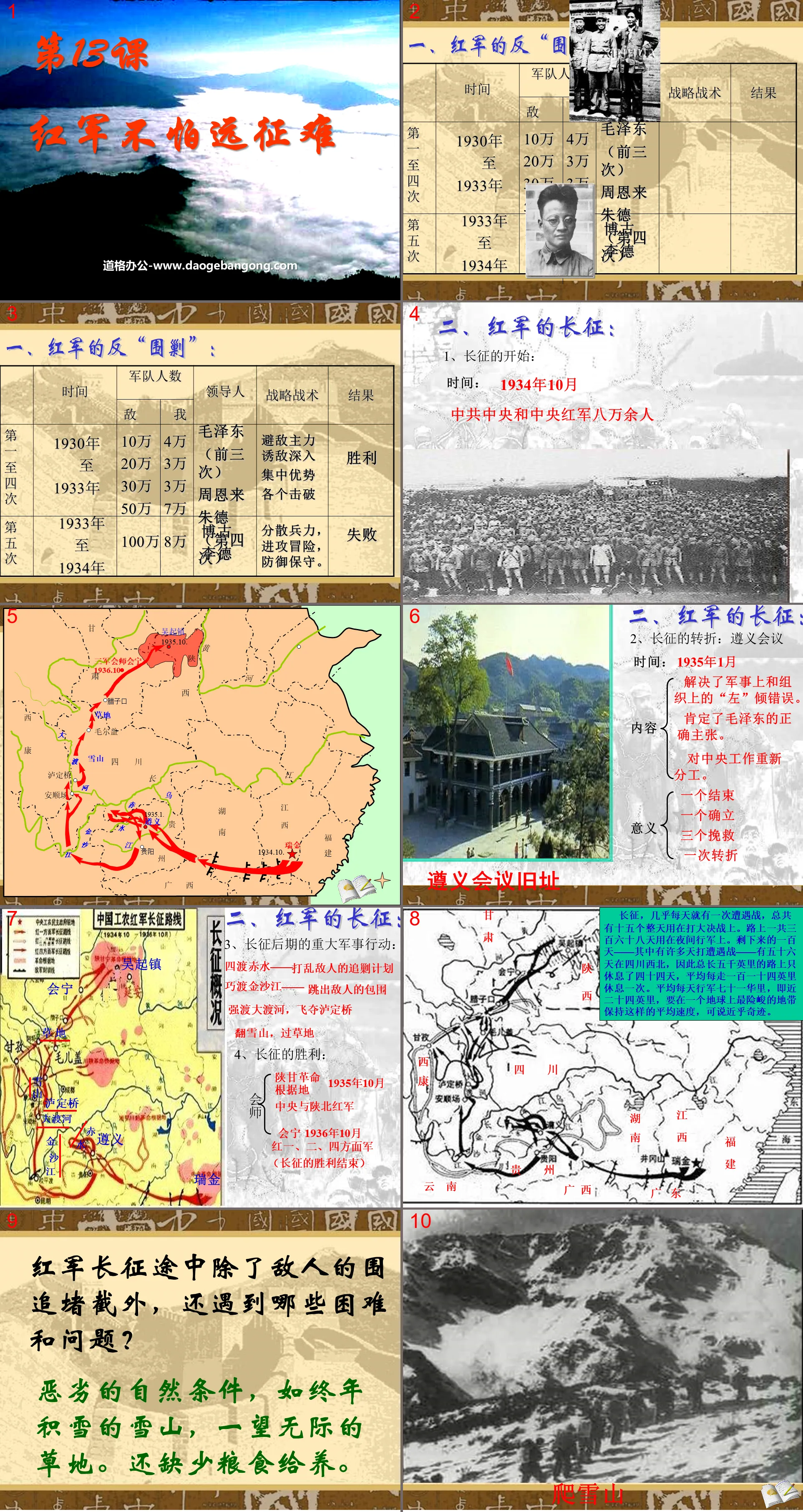 《红军不怕远征难》新民主主义革命的兴起PPT课件3
