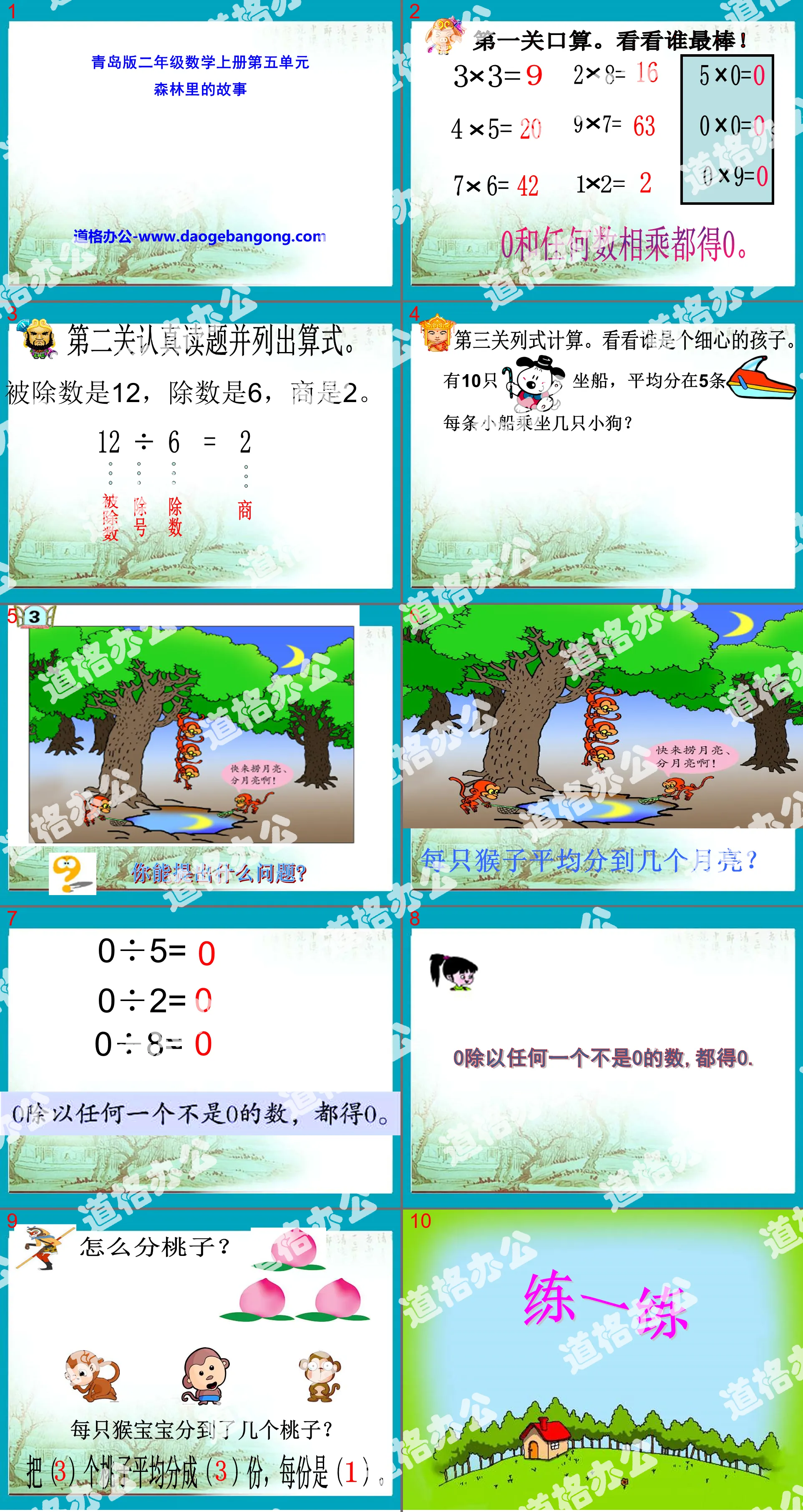 《森林裡的故事》PPT課件