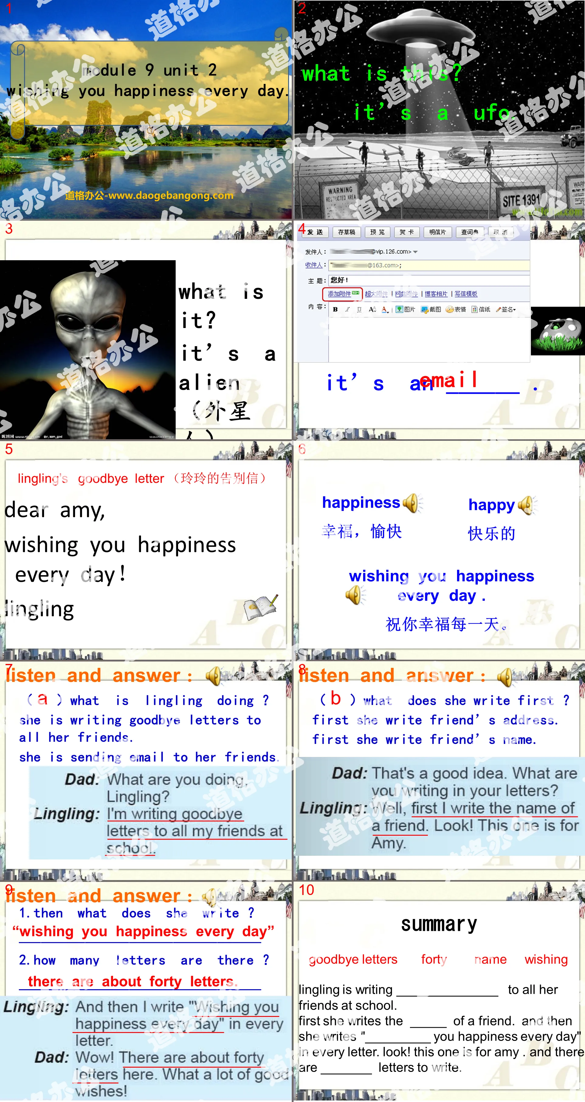 《Wishing you happiness every day》PPT课件5

