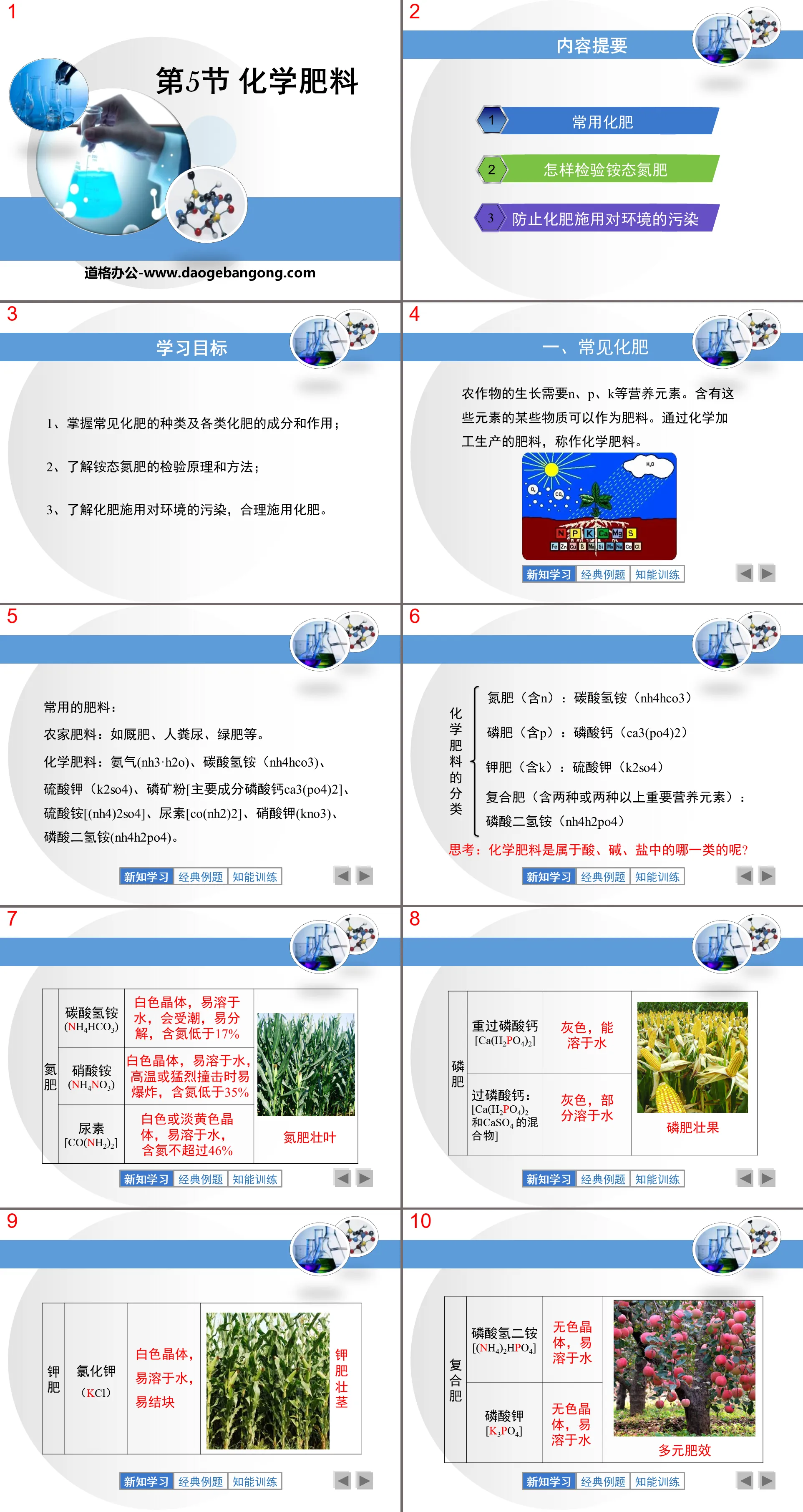 《化學肥料》常見的酸、鹼、鹽PPT課件2