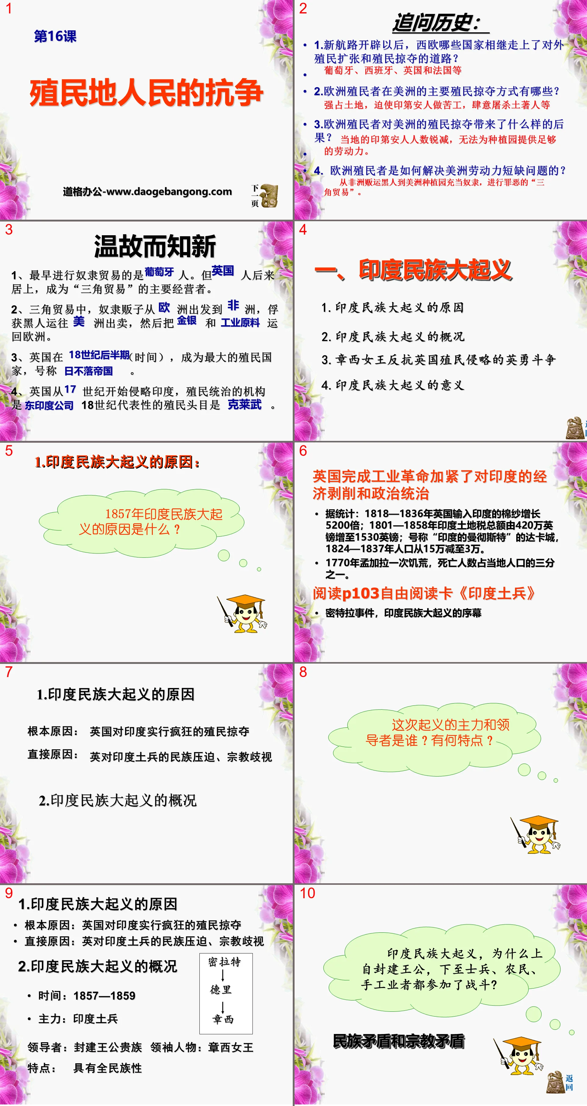 《殖民地人民的抗争》殖民扩张与殖民地人民的抗争PPT课件3
