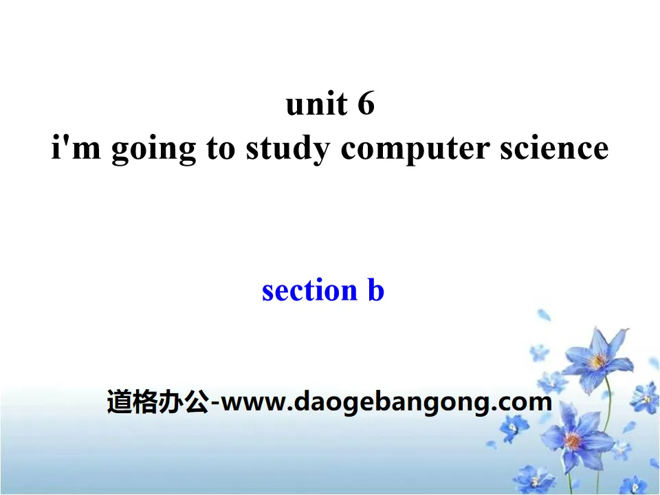 《I'm going to study computer science》PPT课件23
