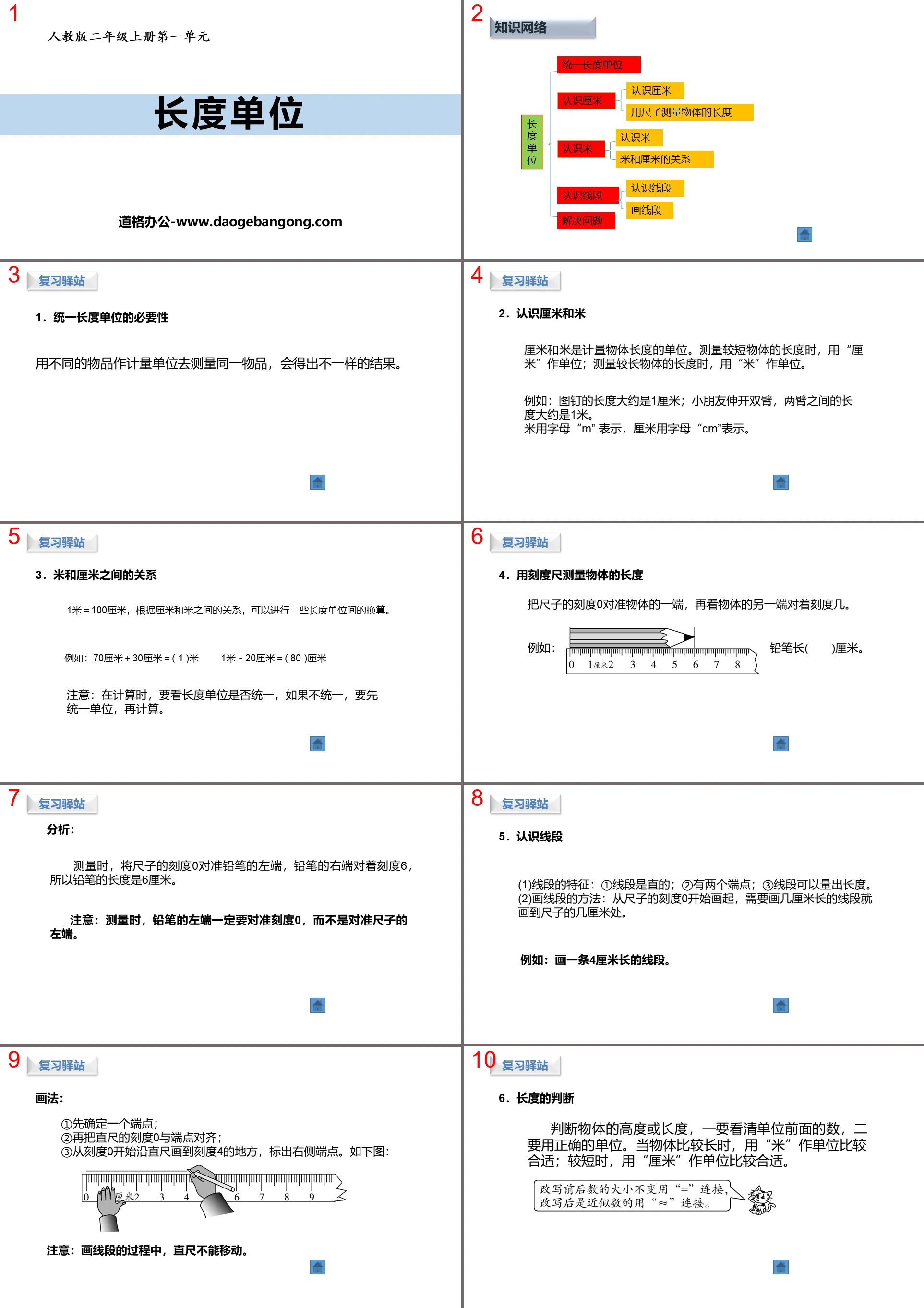 《長度單位》PPT