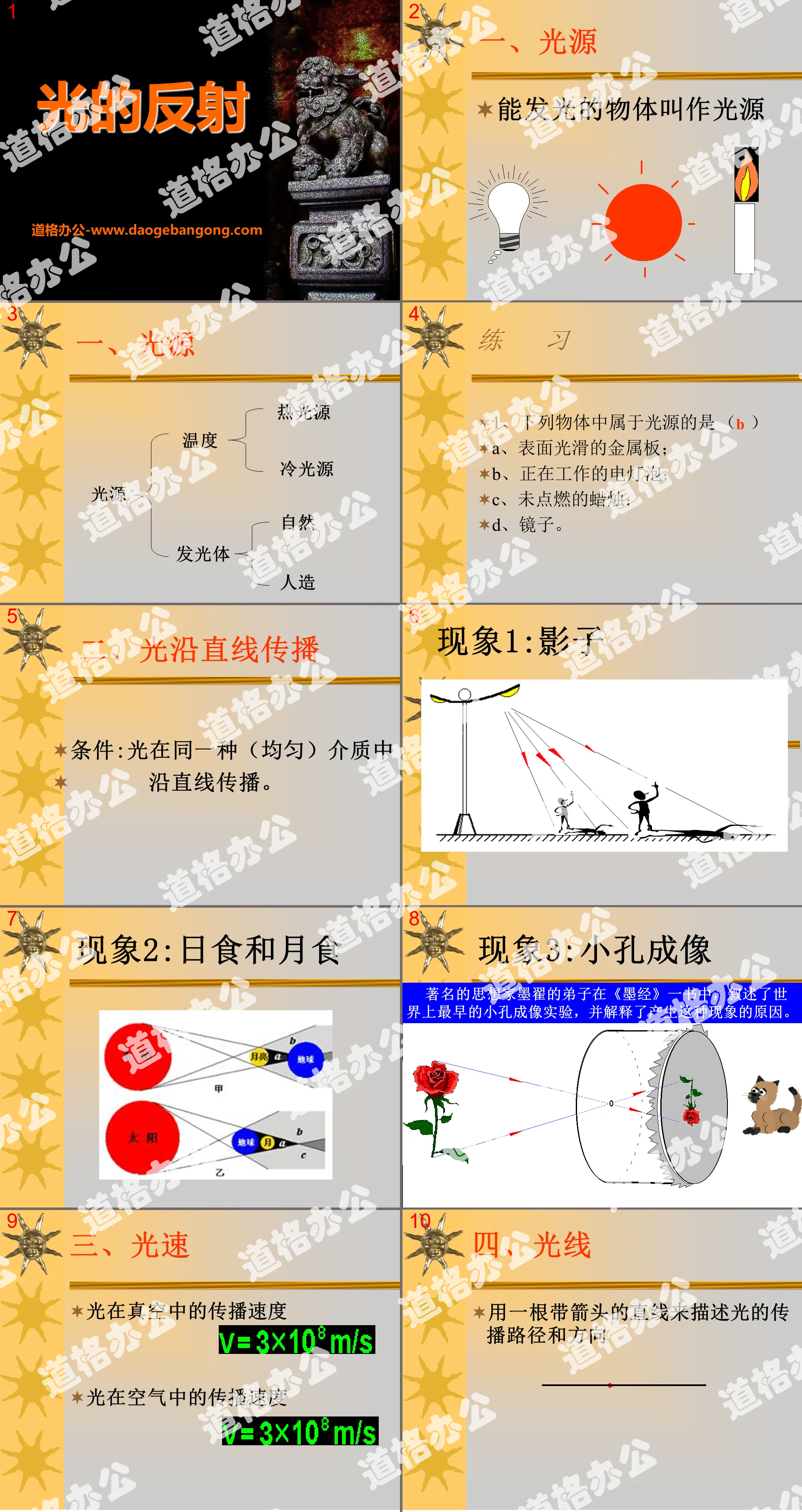 《光的反射》光现象PPT课件14