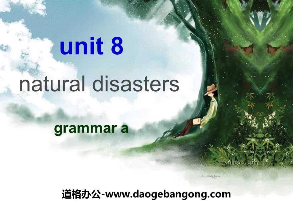 《Natural disasters》GrammarPPT