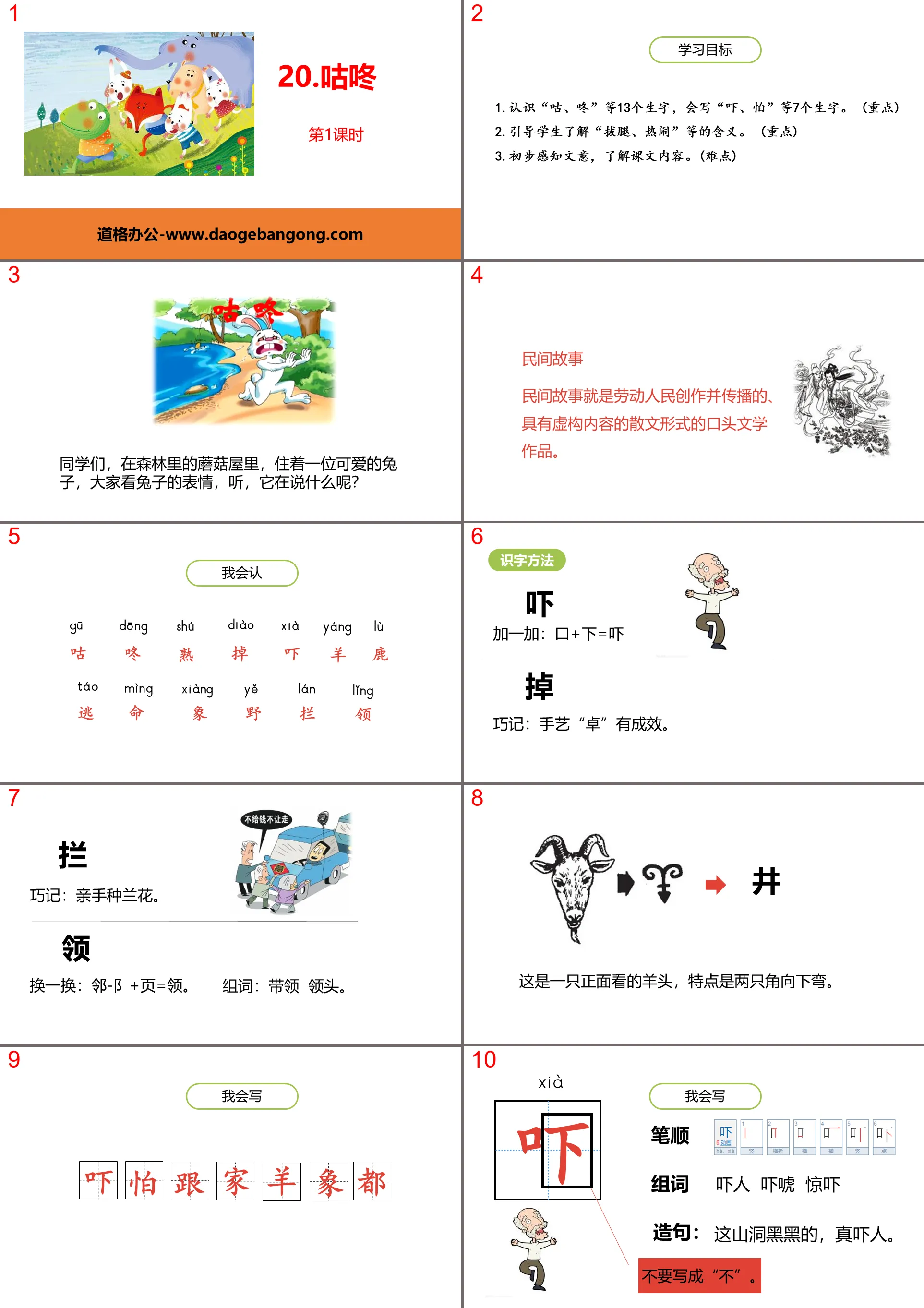 Cours PPT « Gudong » (Leçon 1)