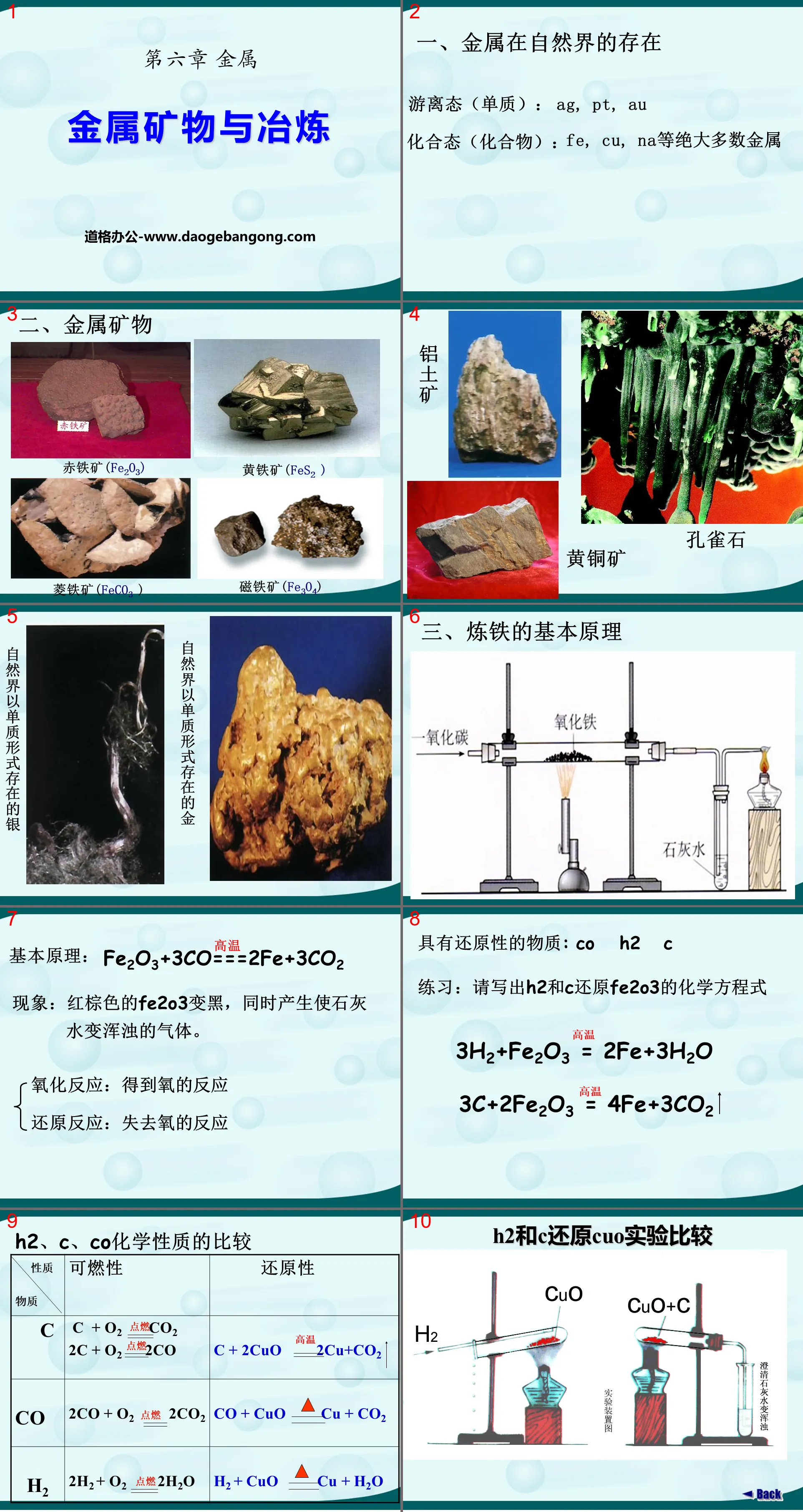 《金属矿物与冶炼》金属PPT课件3
