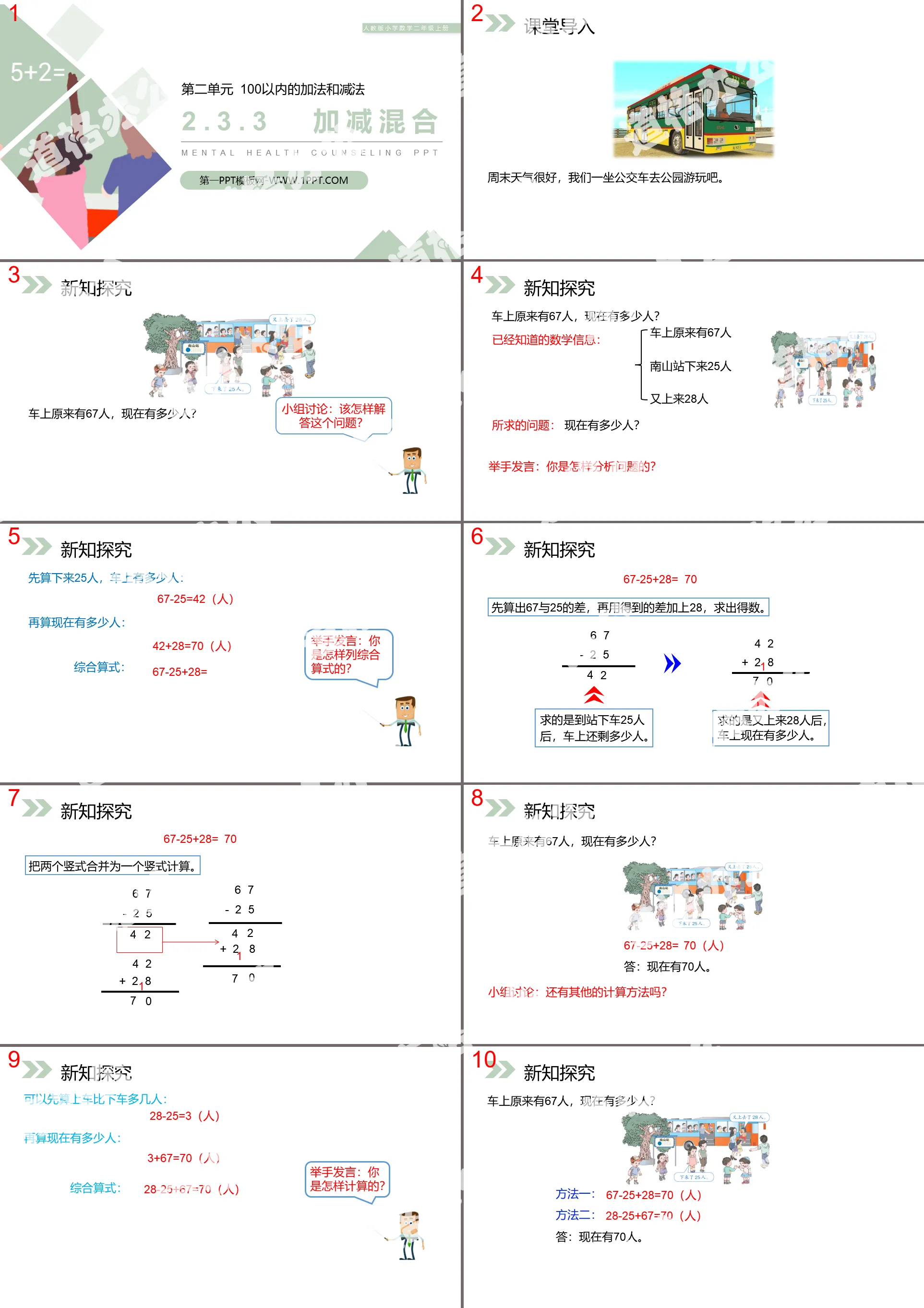 Téléchargement du didacticiel PPT « Addition, soustraction et mélange »