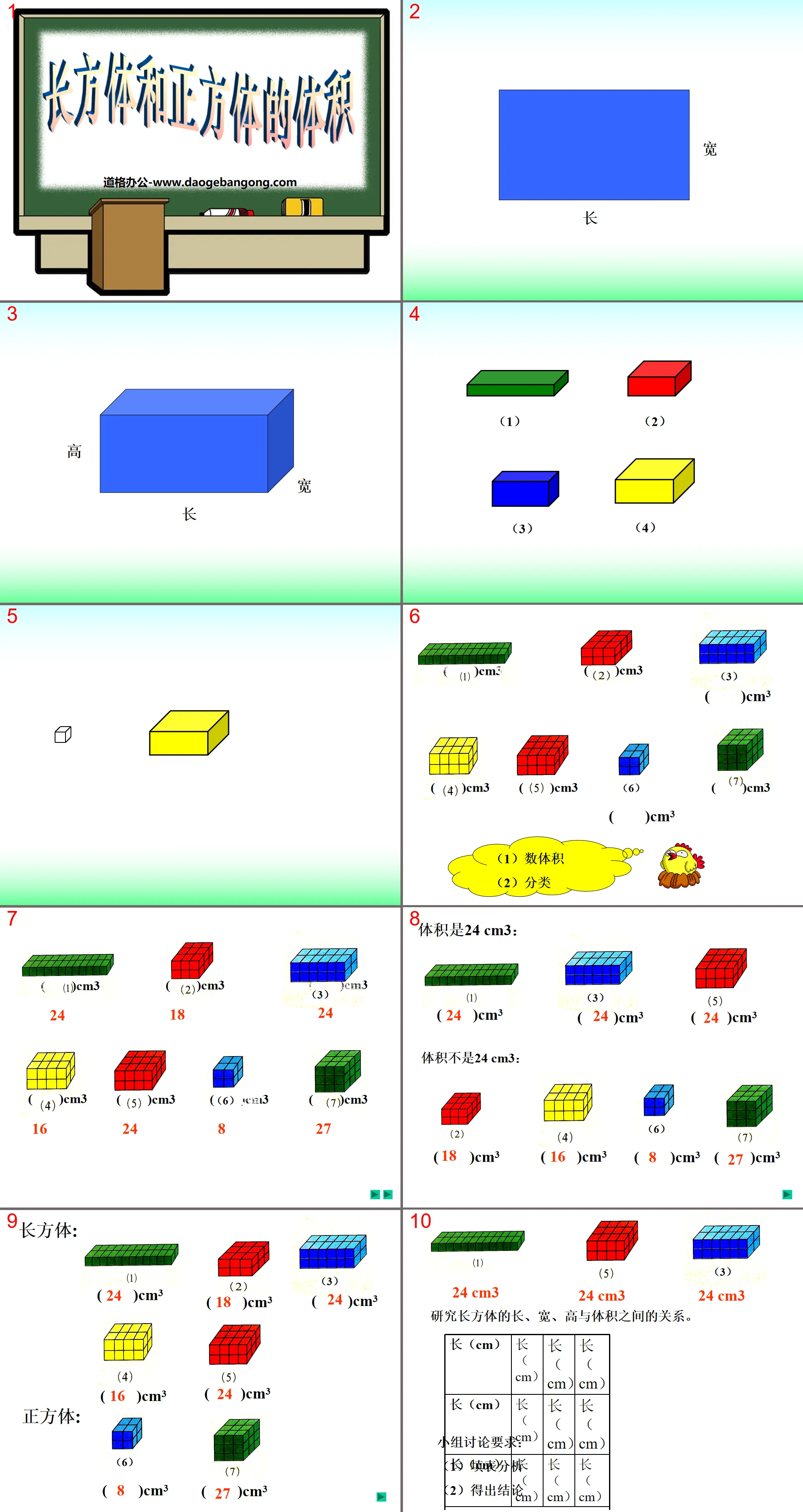 《長方體與正方體的體積》長方體與正方體PPT課件4