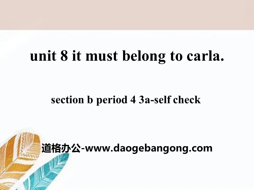 《It must belong to Carla》PPT课件11