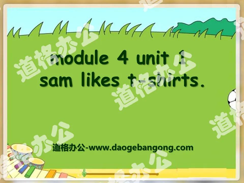 《Sam like T-shirts》PPT课件5
