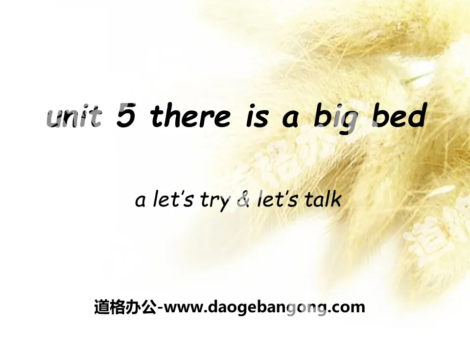 《There is a big bed》PPT課件5