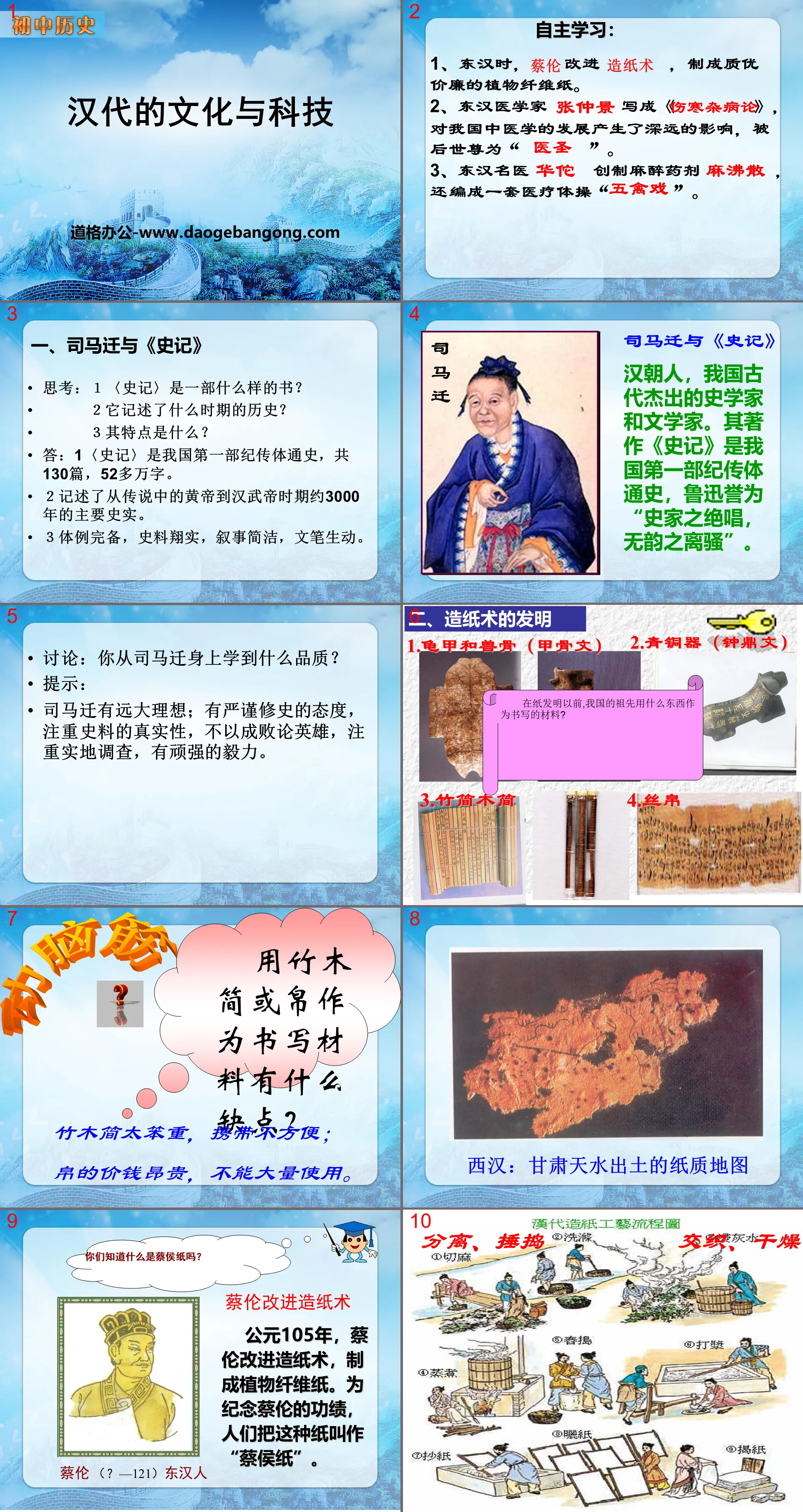 "Culture and Technology of the Han Dynasty" PPT courseware 3 of the Qin and Han Dynasties