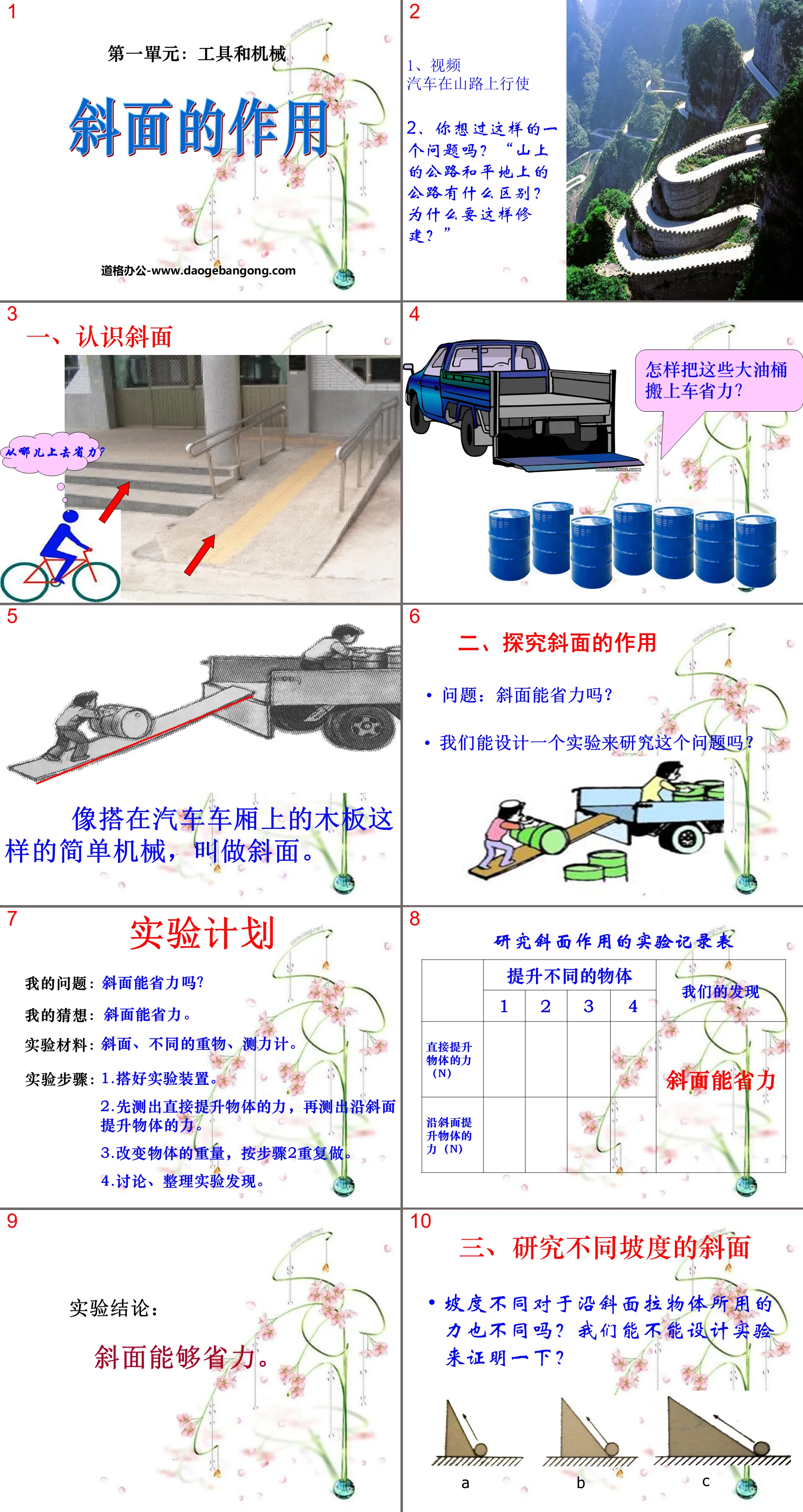 《斜面的作用》工具和机械PPT课件3