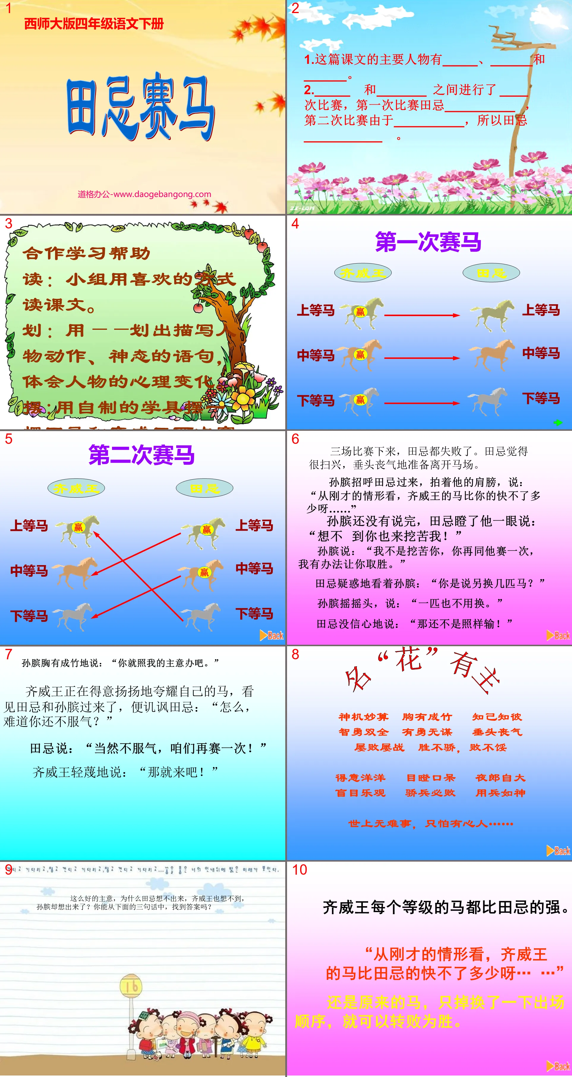 《田忌赛马》PPT课件4
