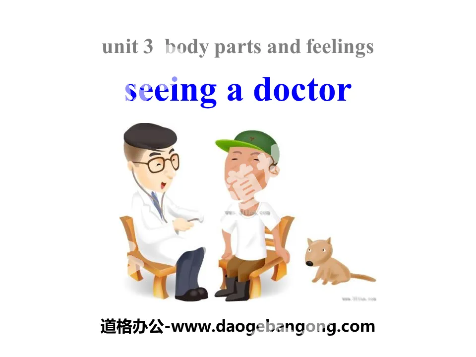 "Seeing a Doctor" Body Parts and Feelings PPT courseware download