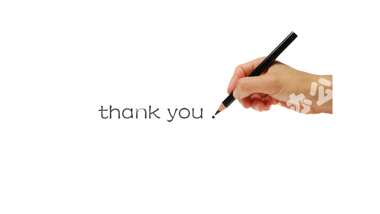 9 fine-thank you view-watch PPT-template