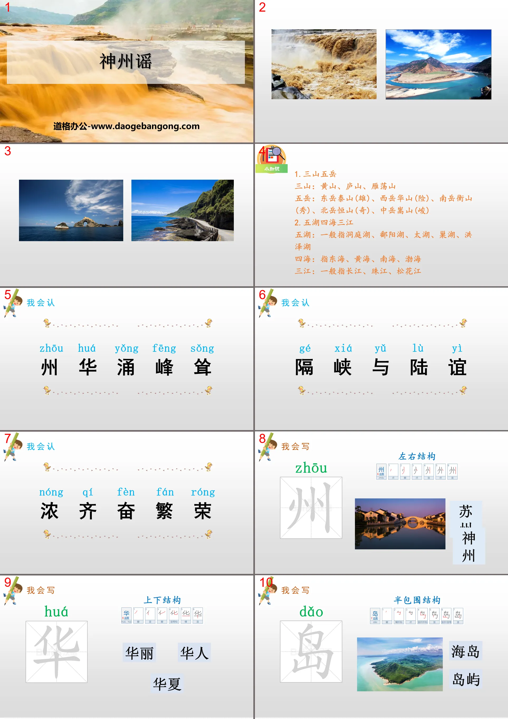 "Shenzhou Ballad" PPT teaching courseware