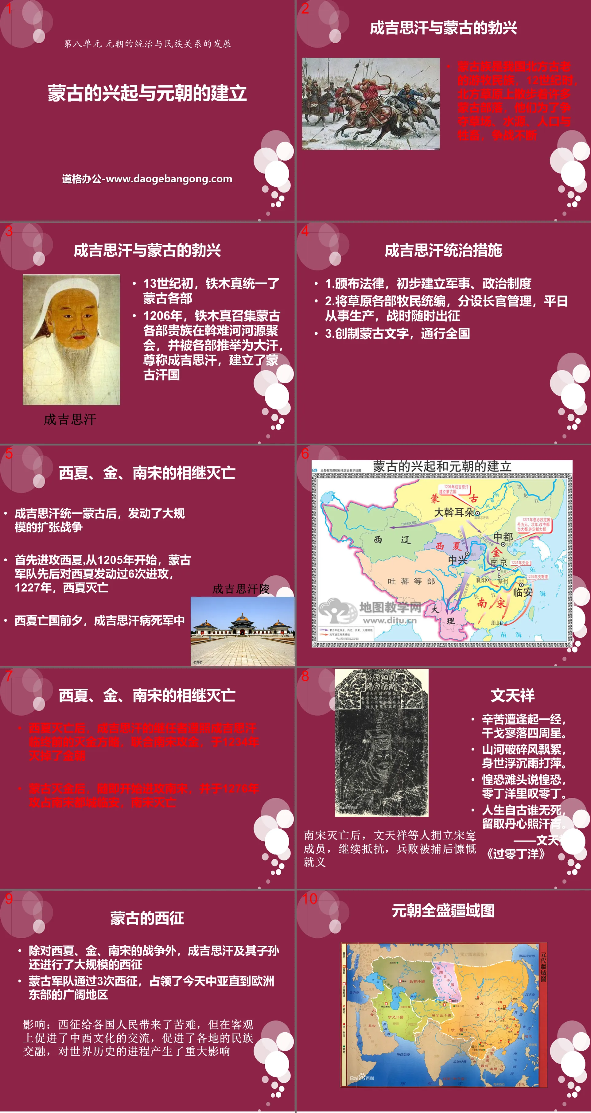 《蒙古的兴起与元朝的建立》元朝的统治与民族关系的发展PPT课件2
