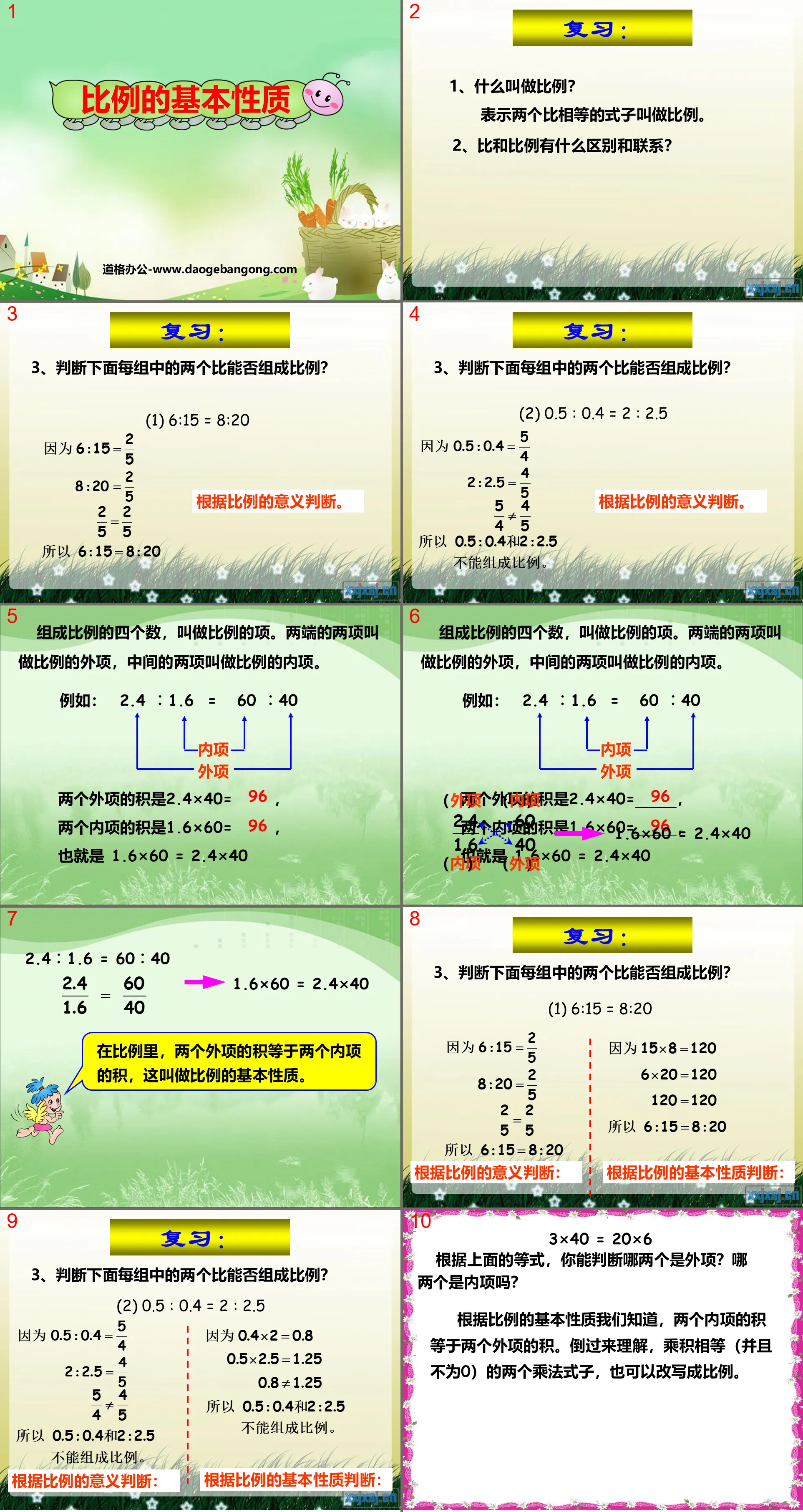 《比例的基本性质》比例PPT课件4
