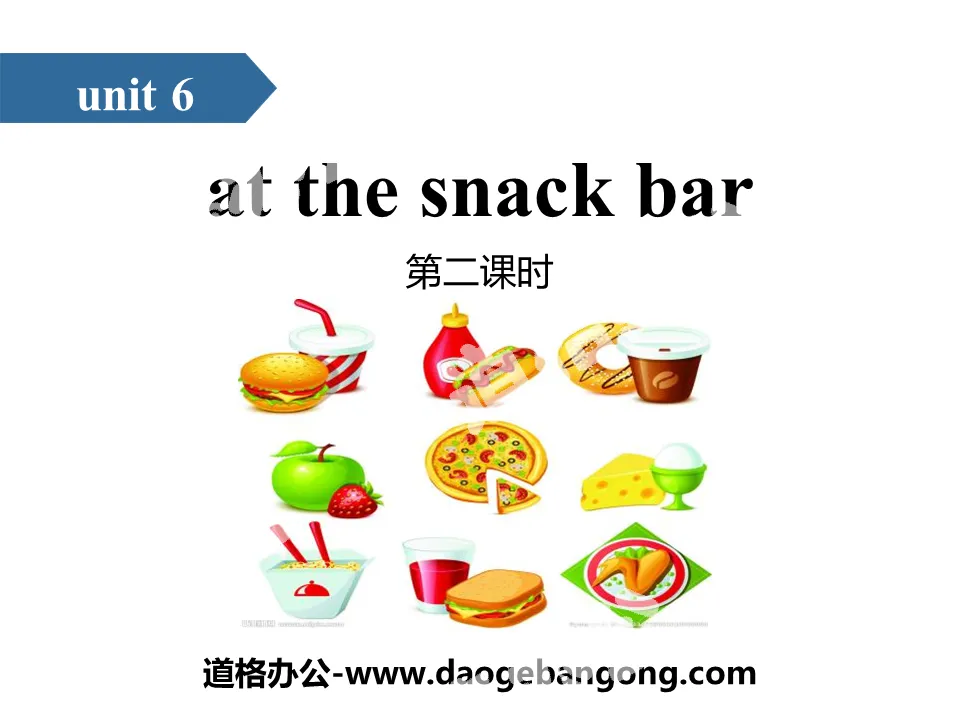 "At the snack bar" PPT (second lesson)