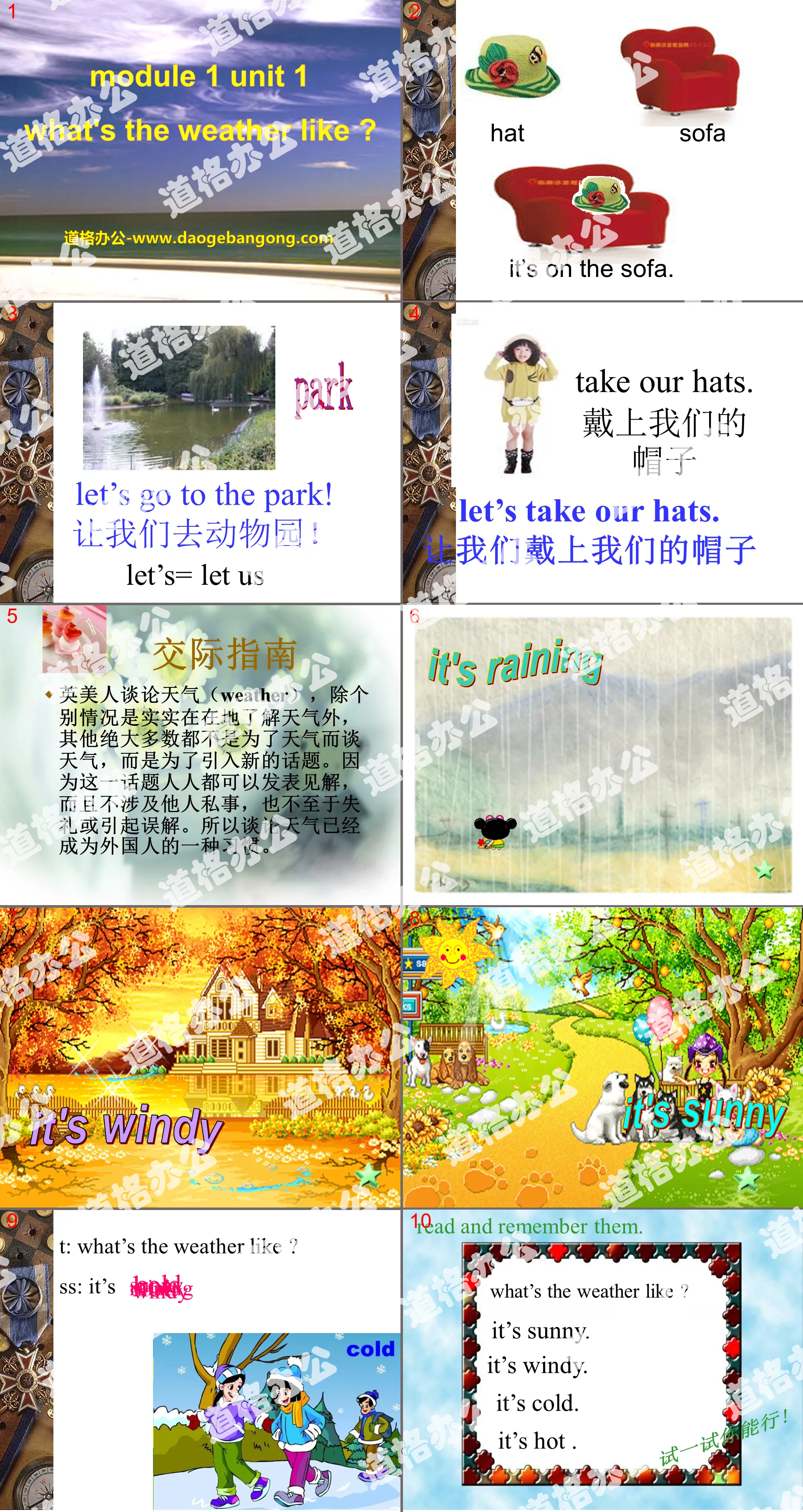 《What's the weather like?》PPT课件4
