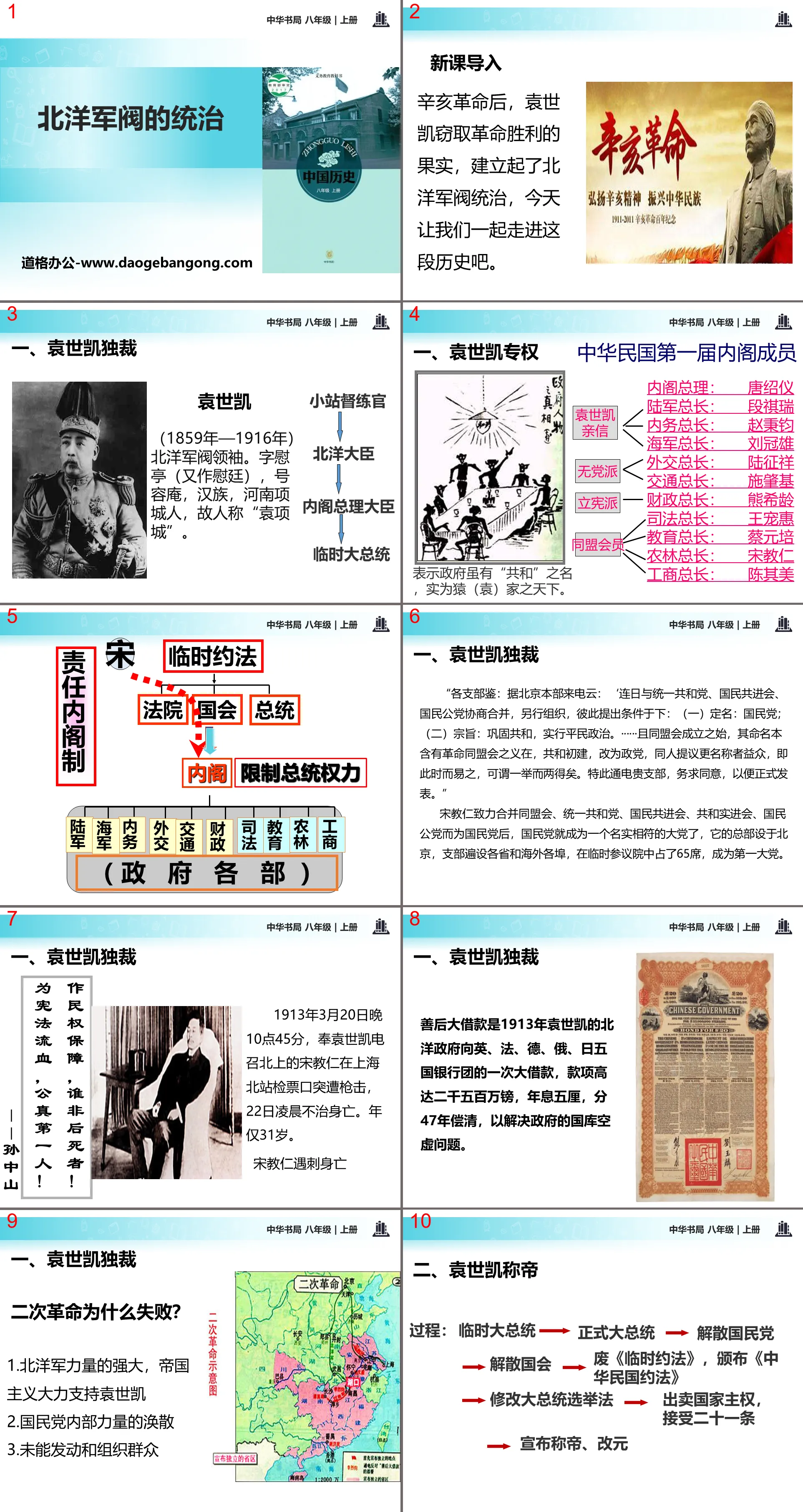 《北洋军阀的统治》近代化的起步PPT课件3
