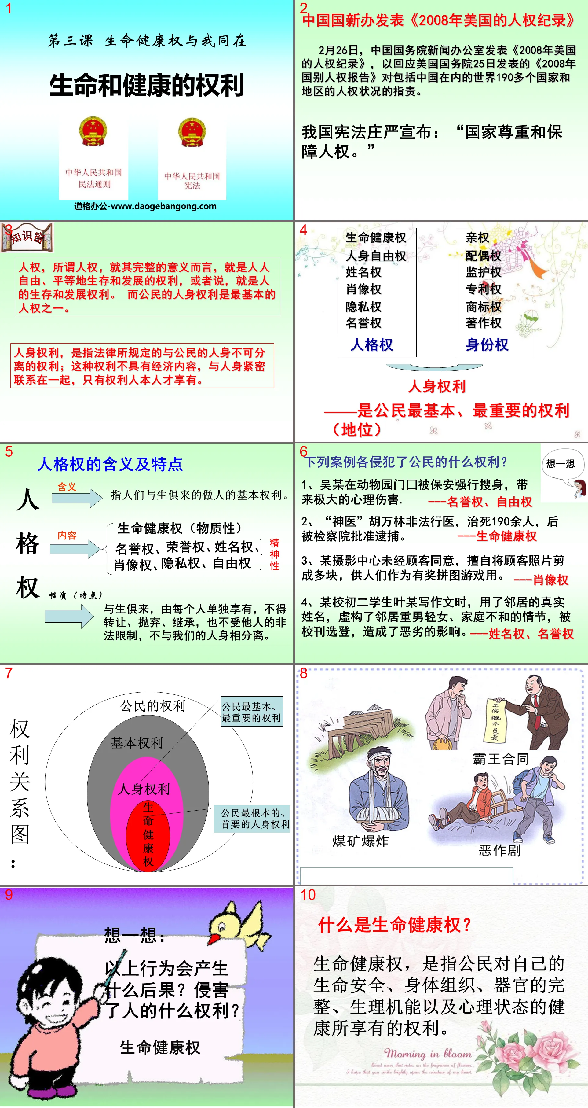 《生命與健康的權利》生命健康權與我同在PPT課件3