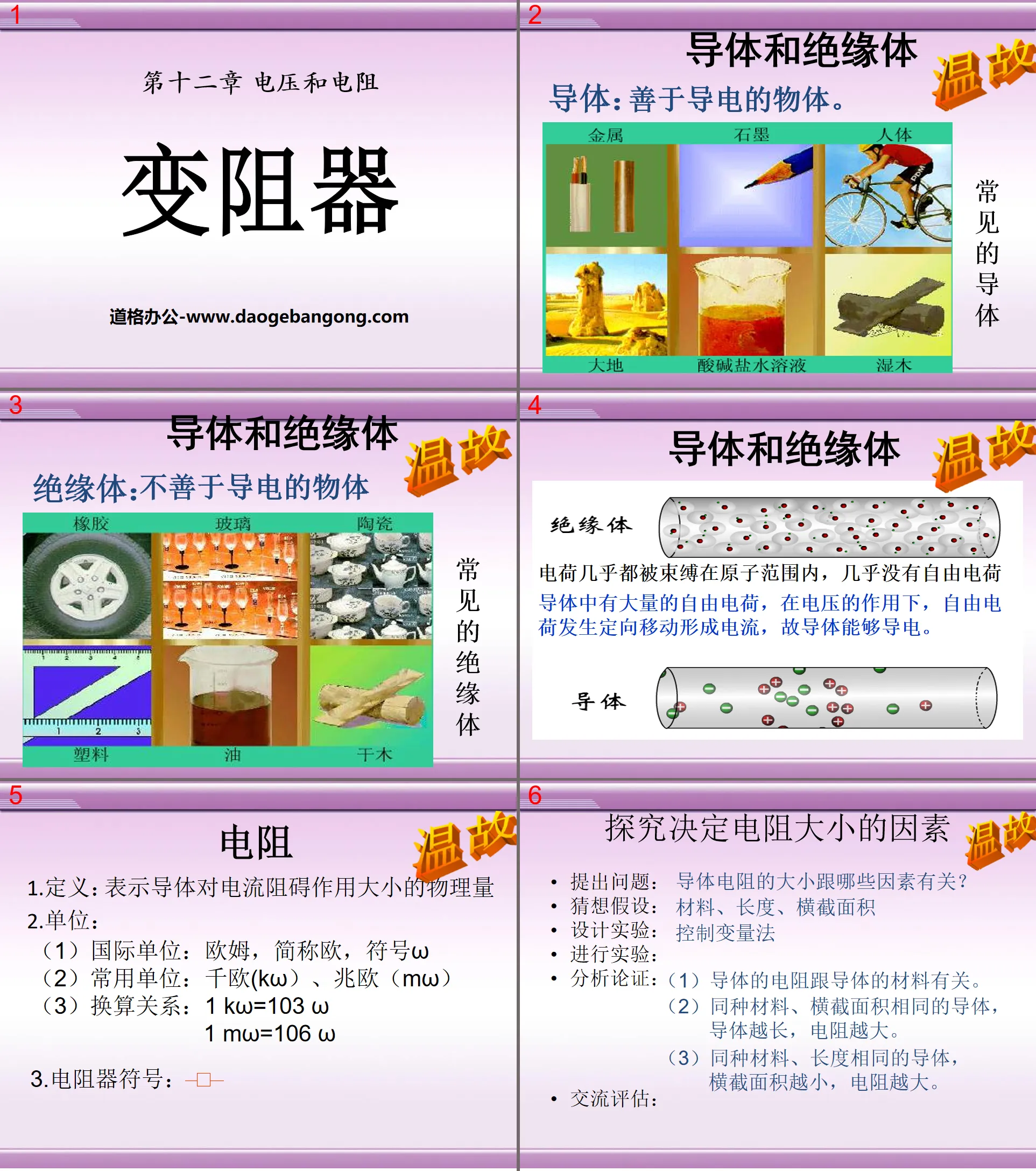 "Rheostats" Voltage and Resistance PPT Courseware