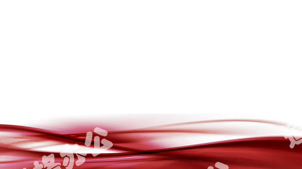 Red abstract curve PPT background image free download