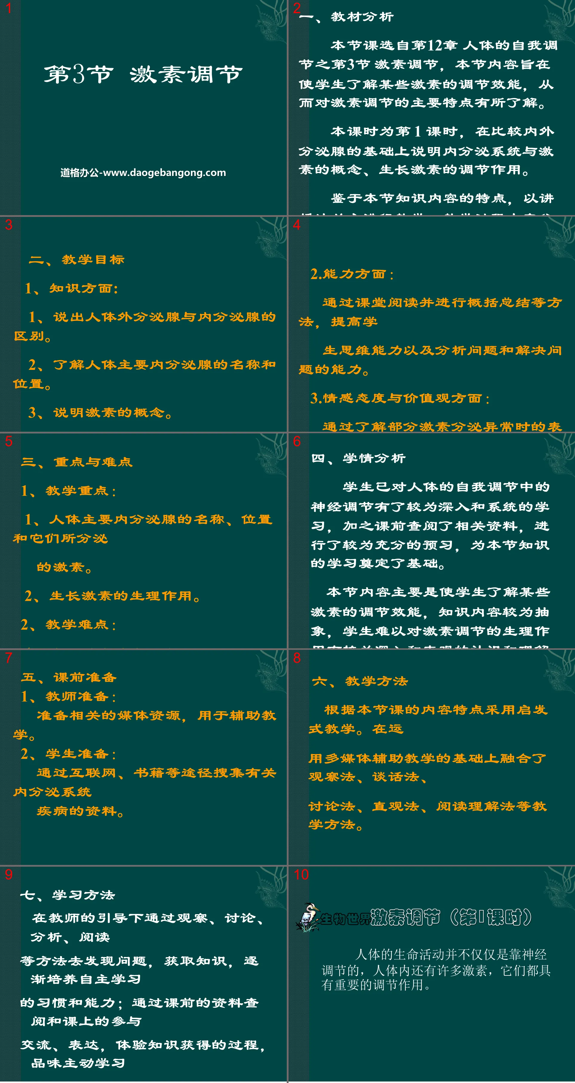 《激素调节》PPT课件
