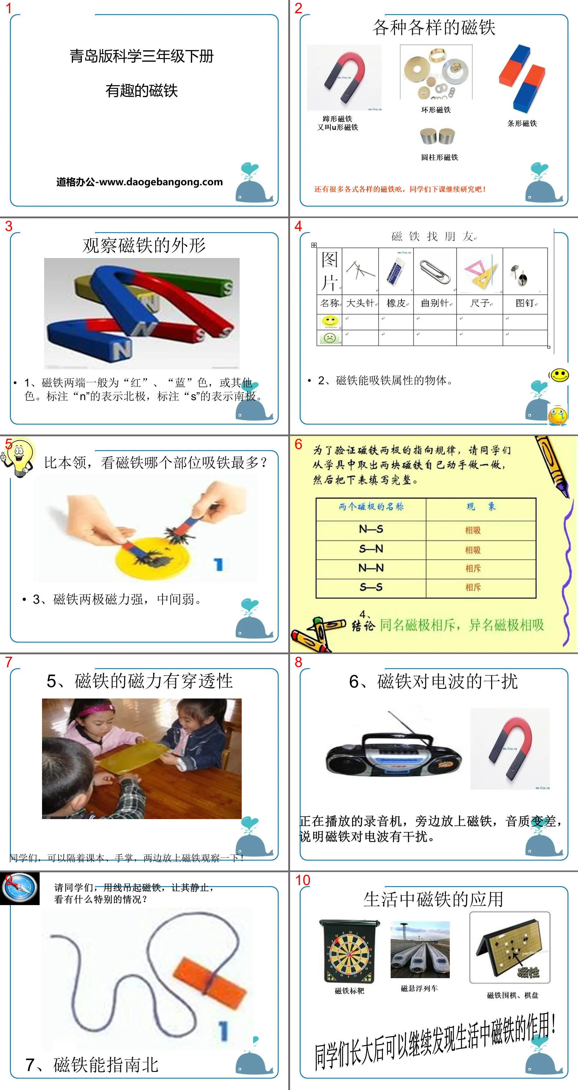 《有趣的磁铁》PPT课件