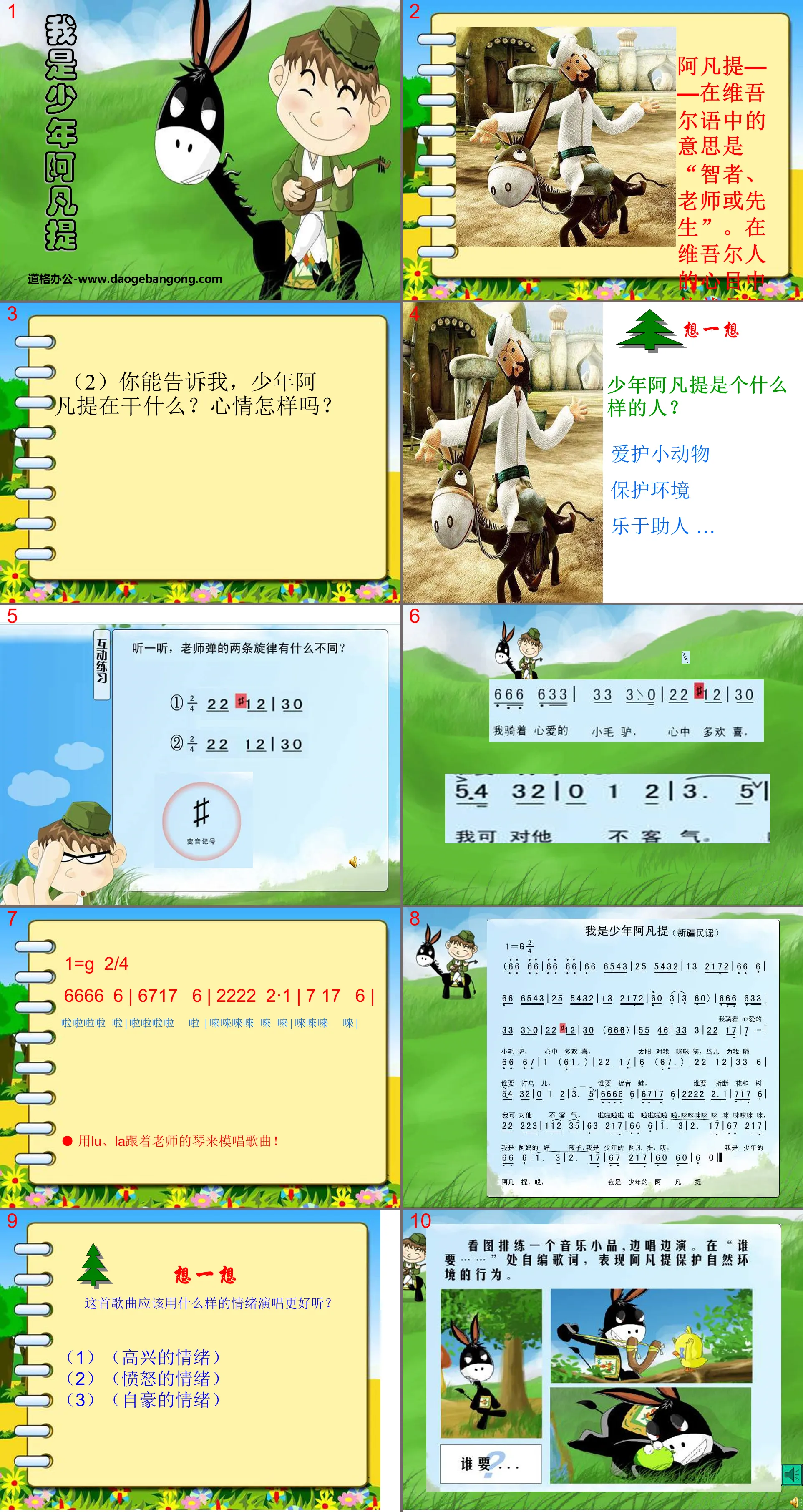 《我是少年阿凡提》PPT課件