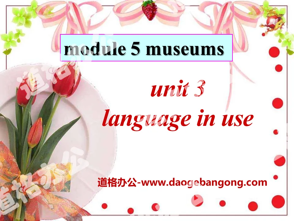 《Language in use》Museums PPT课件
