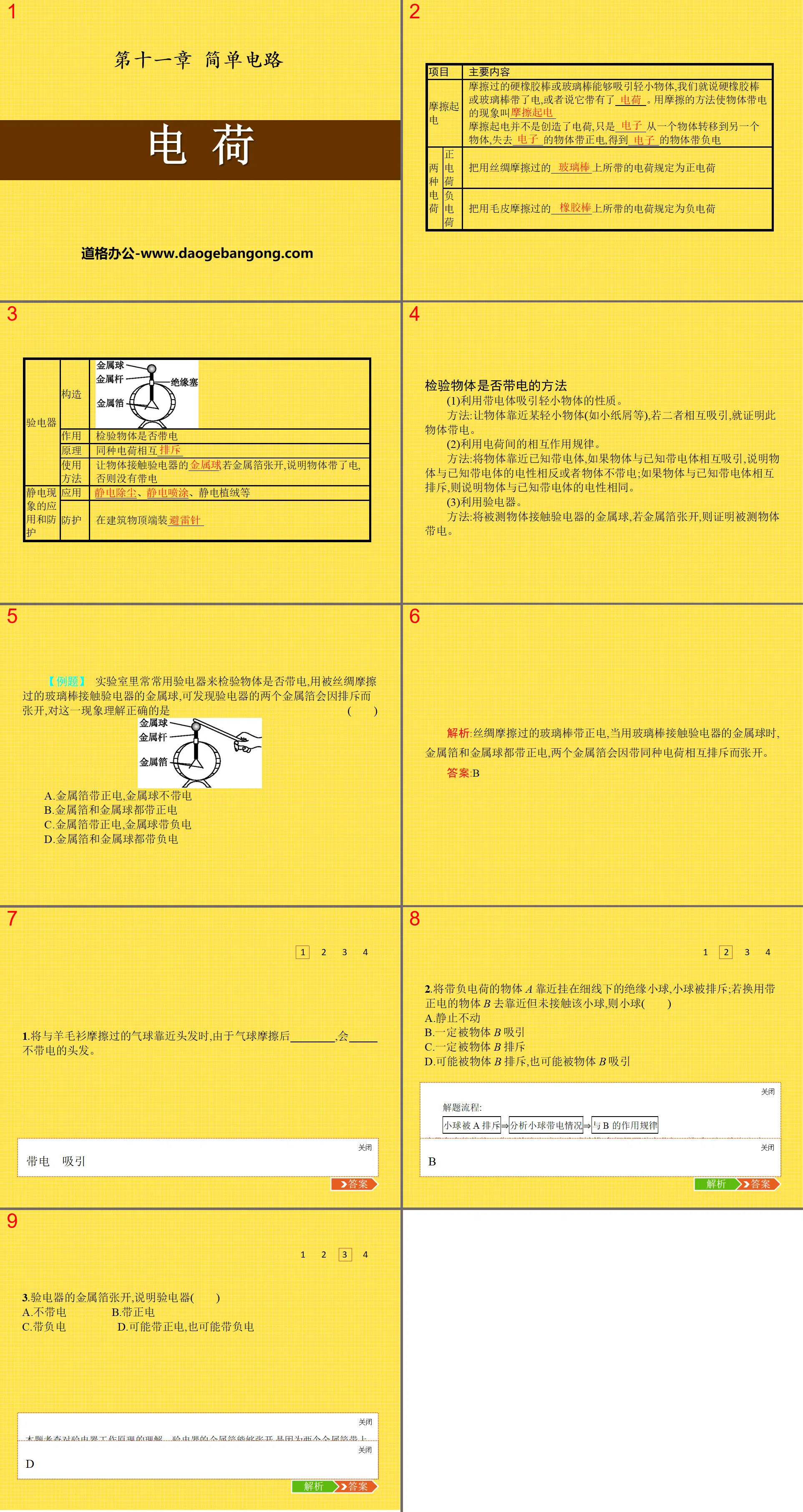 《电荷》简单电路PPT课件7
