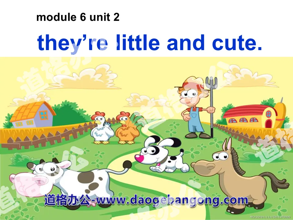 《They’re little and cute》PPT课件4
