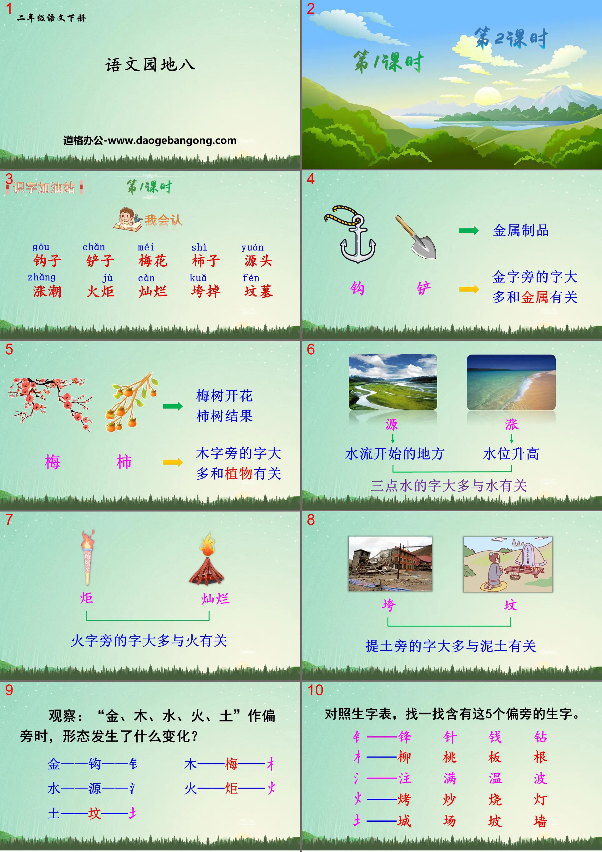 《語文園地八》PPT教學課件(二年級下冊)