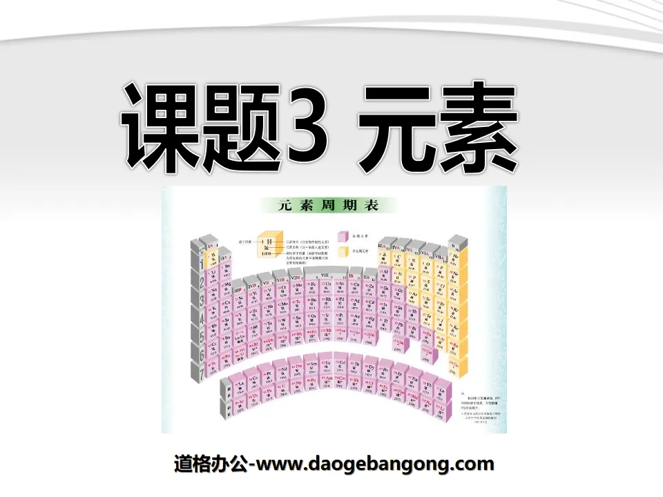 《元素》物質構成的奧秘PPT課件4