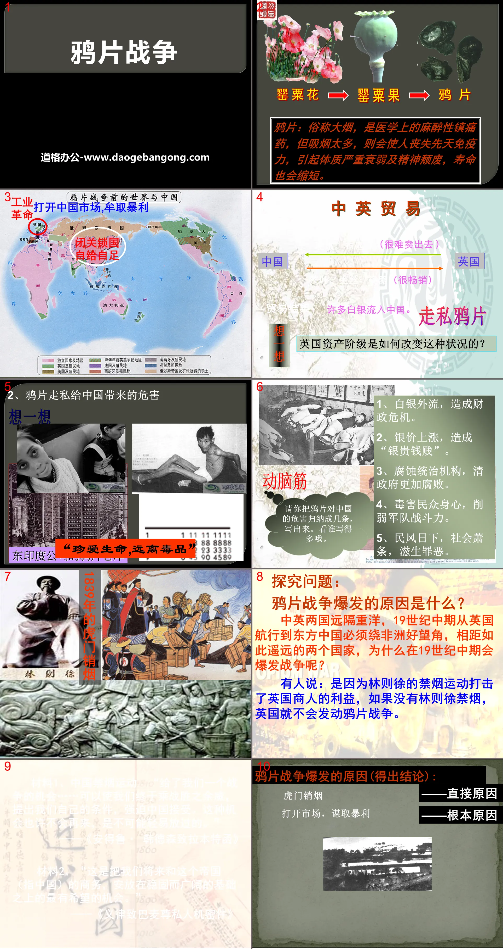 "The Opium War" The invasion of foreign powers and the resistance of the Chinese people PPT courseware 2