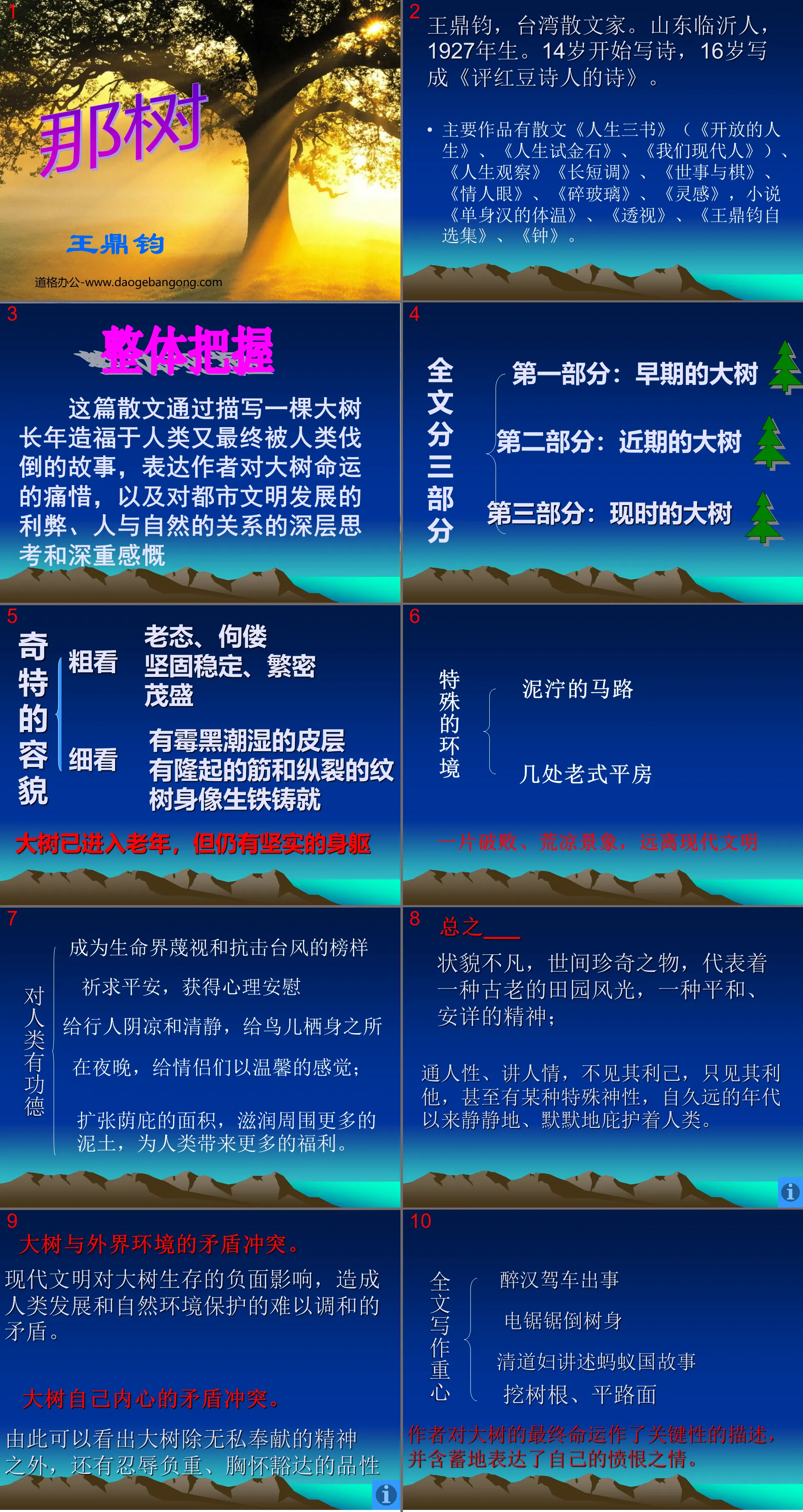 《那樹》PPT課件2