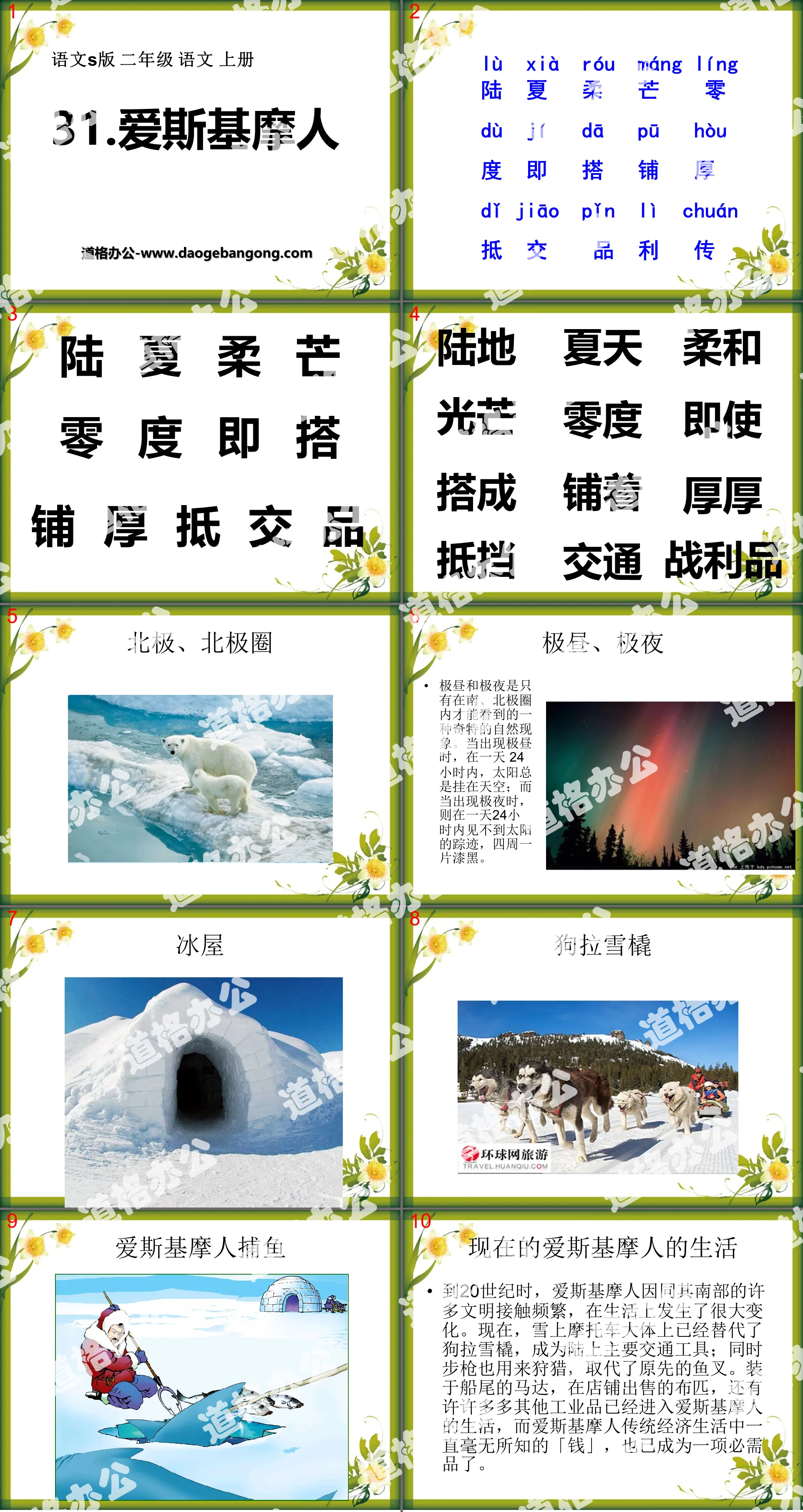 "Eskimos" PPT courseware 2