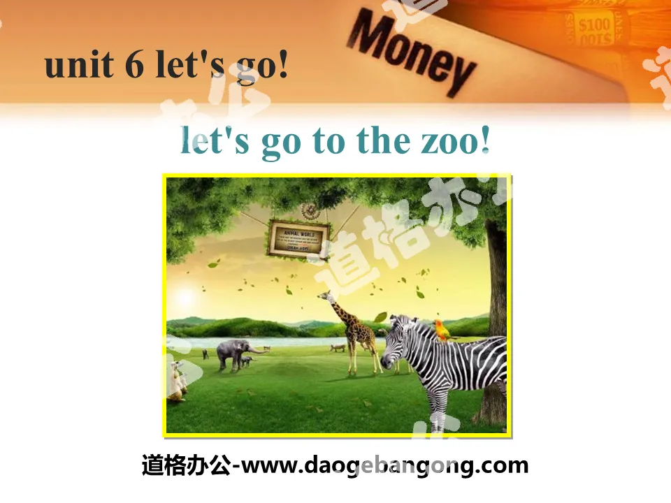 《Let's Go to the Zoo!》Let's Go! PPT免费课件
