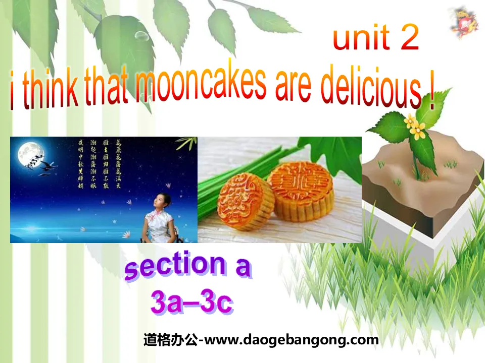 《I think that mooncakes are delicious!》PPT課件9