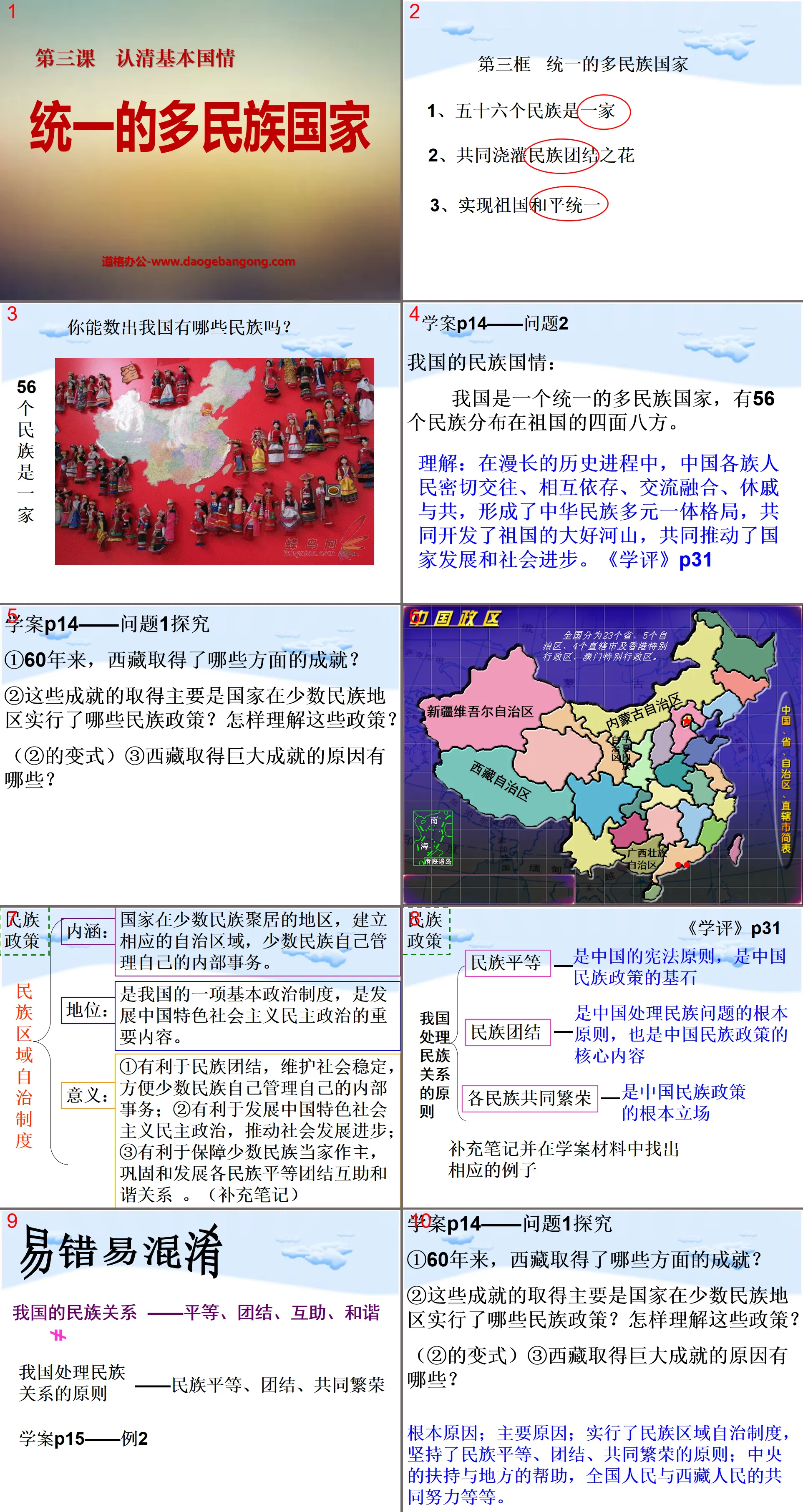 《统一的多民族国家》认清基本国情PPT课件7
