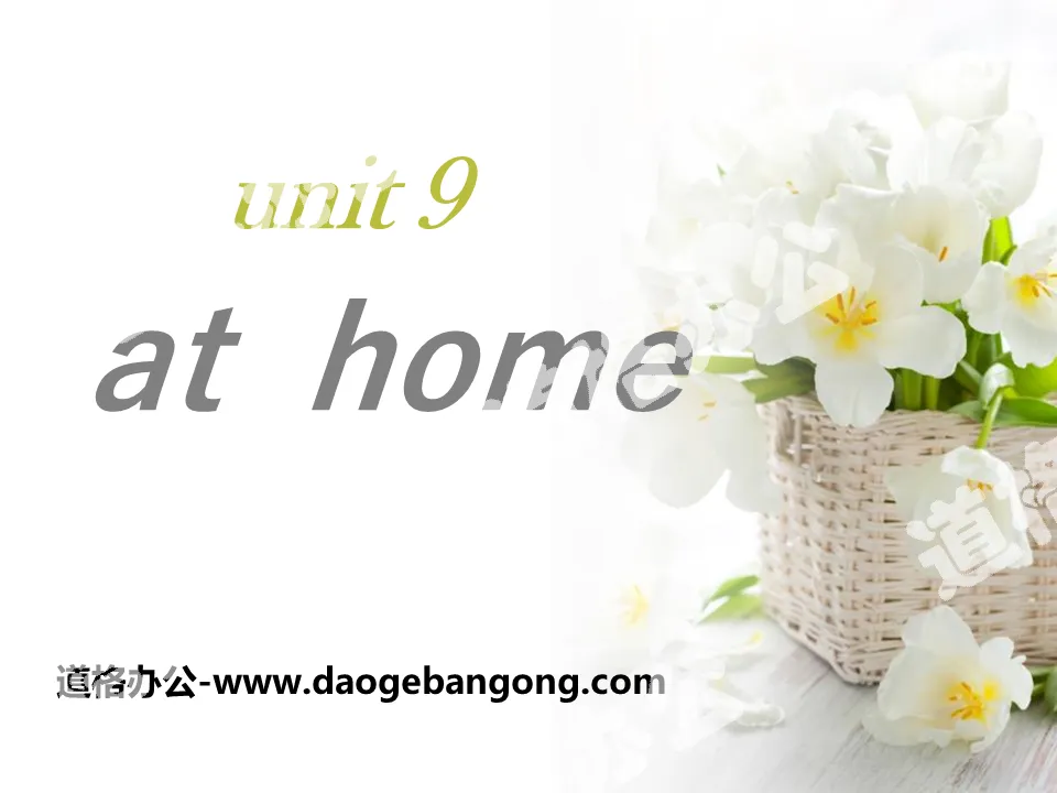 "At home" PPT