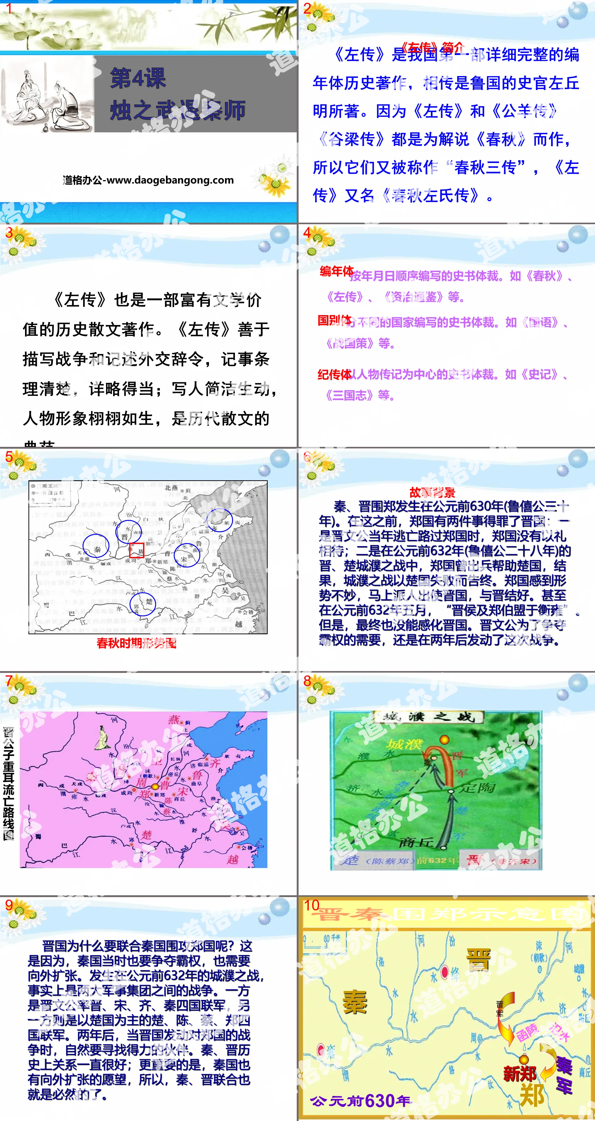 "Zhu Zhiwu retreats from the Qin division" PPT download
