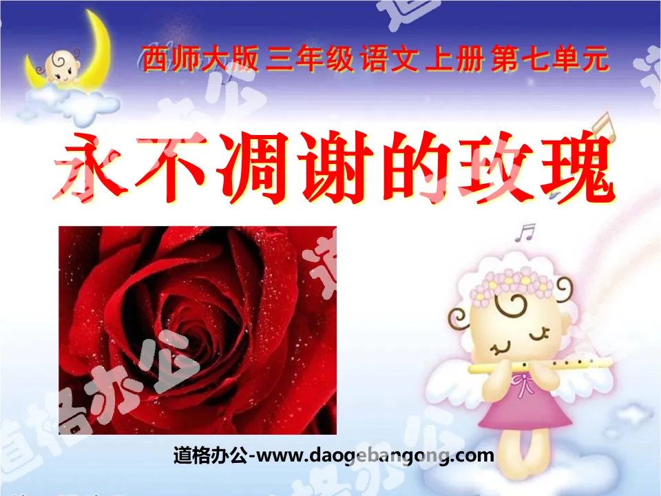 "The Rose That Never Fades" PPT Courseware 5