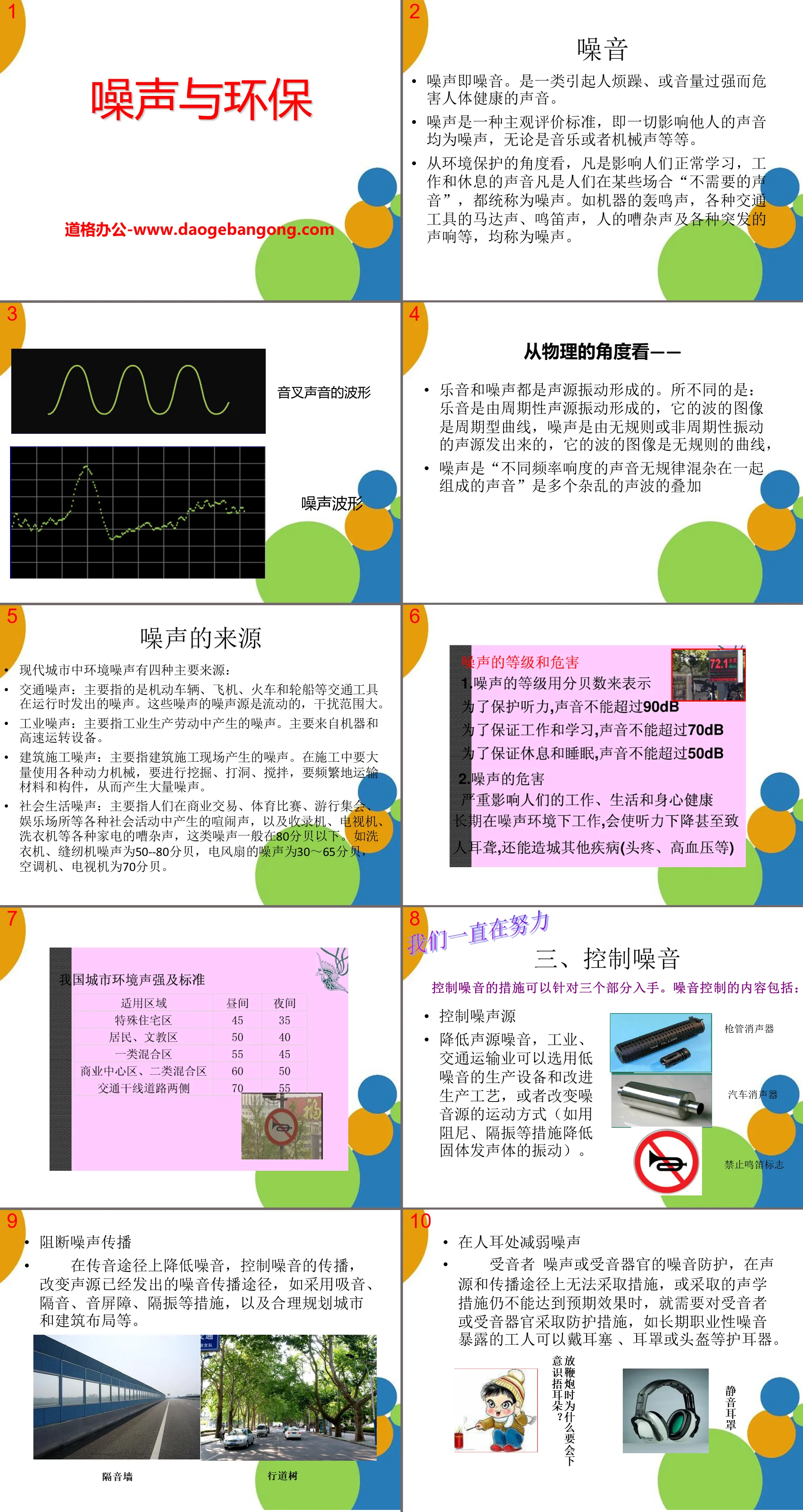 《噪声与环保》声现象PPT课件3